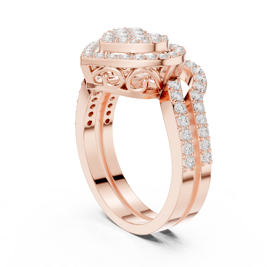 Minimalist men's band ring with clean smooth edges and refined appearance.