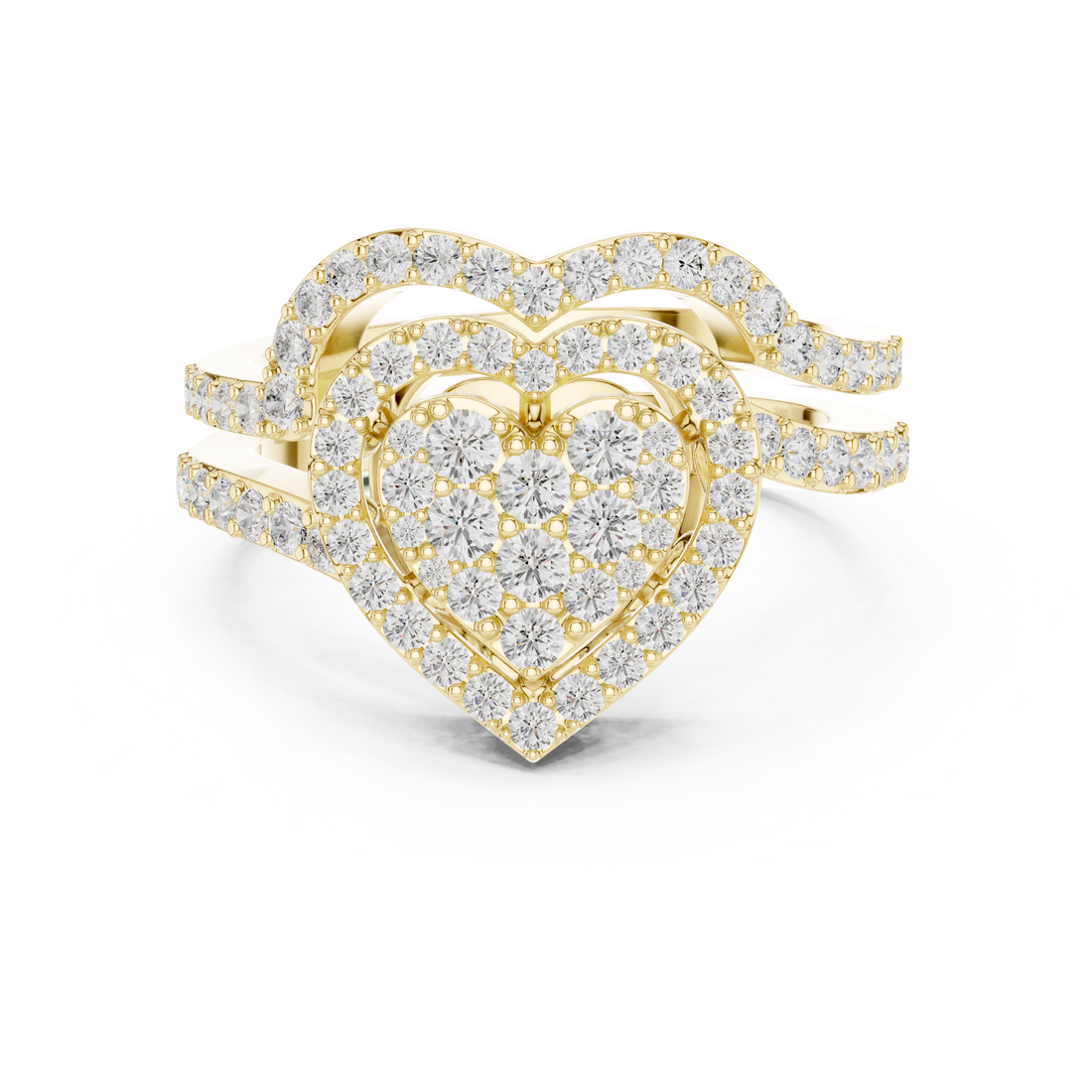 Classic yellow gold wedding band with smooth polished surface and timeless comfort fit design.