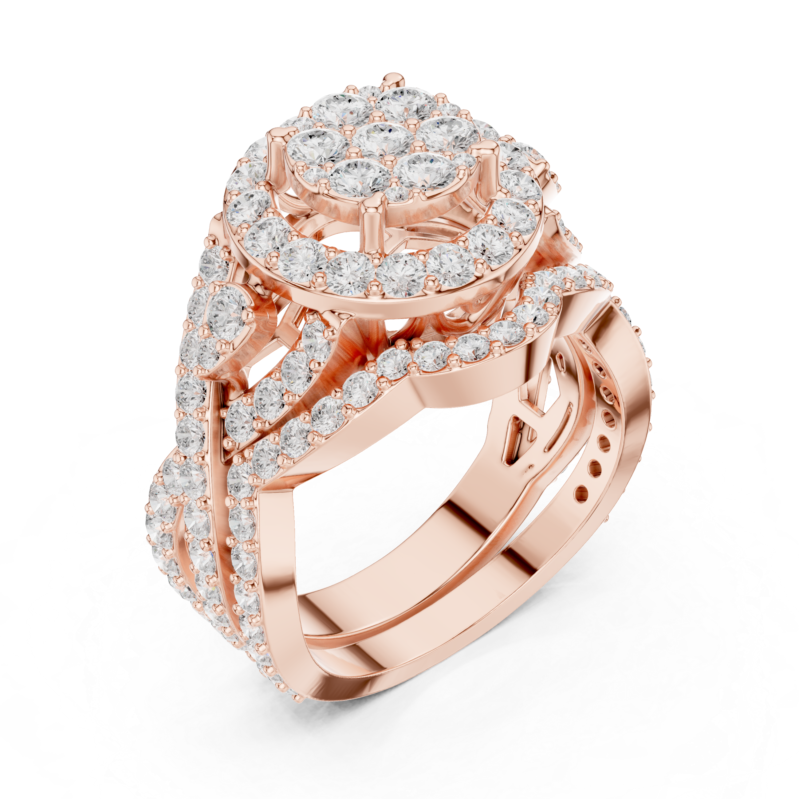 Luxury emerald-cut diamond ring with elegant prong setting and sophisticated appearance.