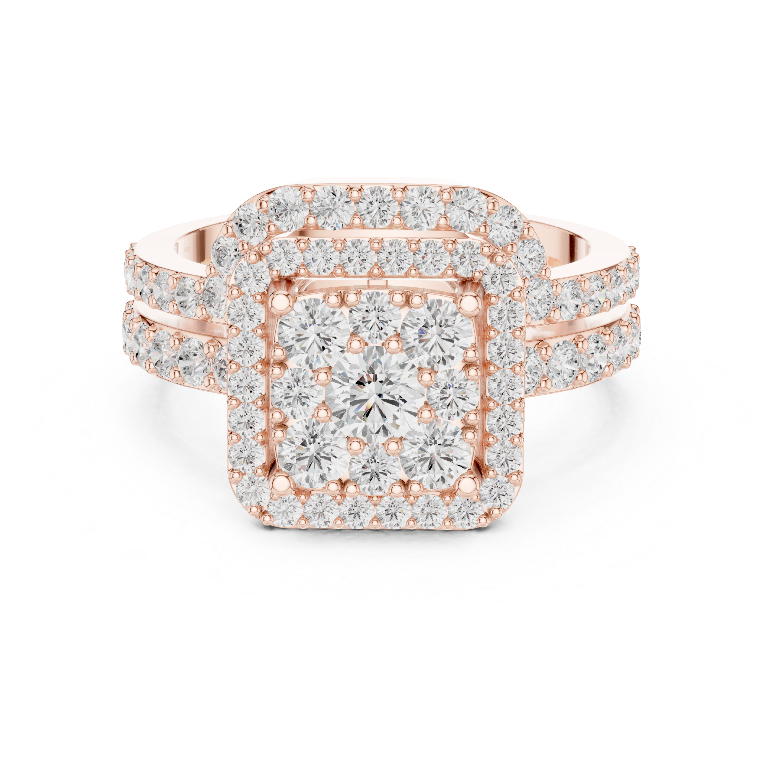 Trendy huggie earrings with compact circular shape and sparkling diamond detailing.