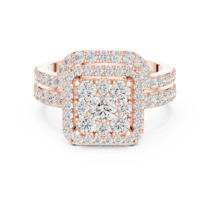 Trendy huggie earrings with compact circular shape and sparkling diamond detailing.
