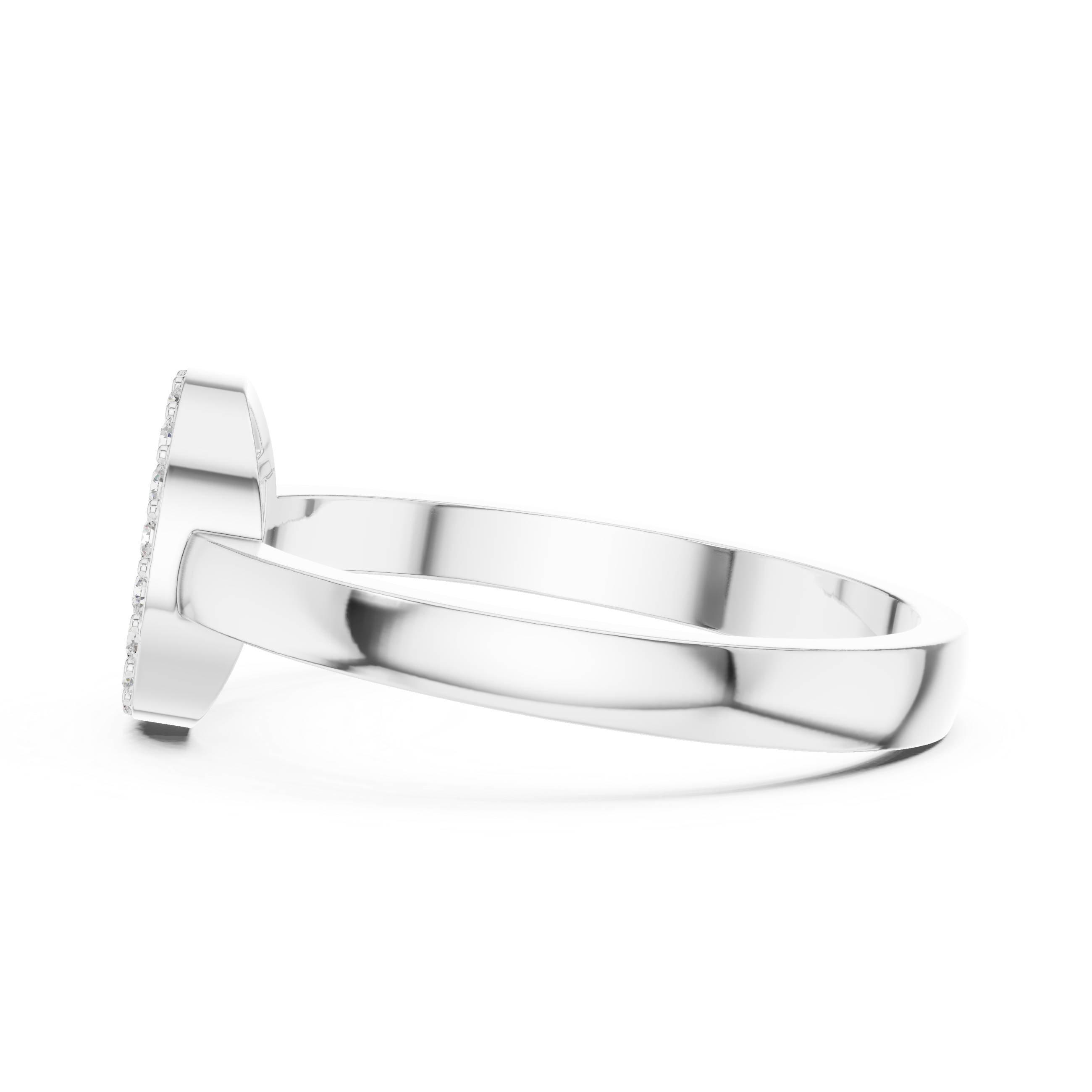 Luxury diamond bangle bracelet featuring pavé-set stones across the surface.