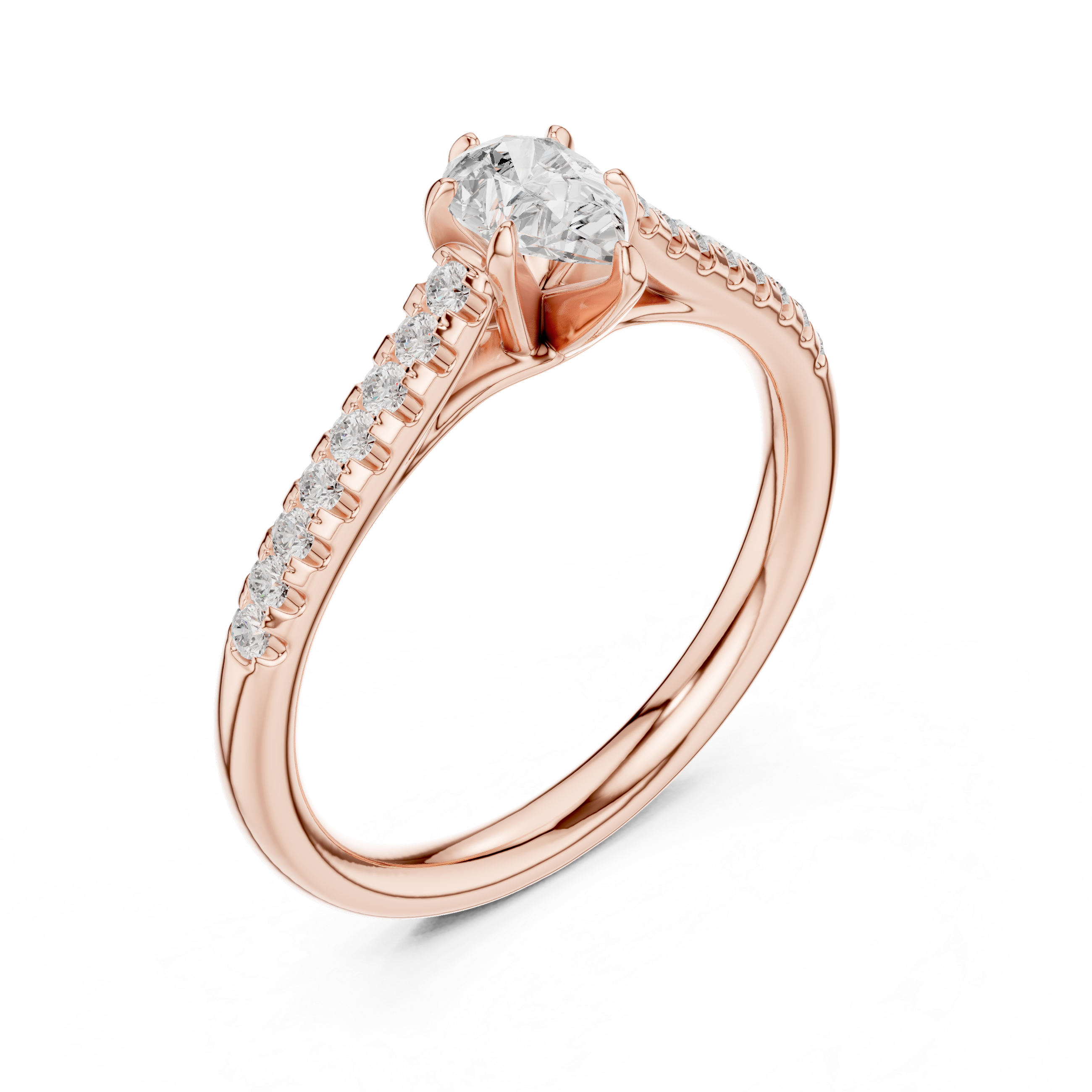 Luxury diamond nose stud with brilliant-cut stone and premium craftsmanship.