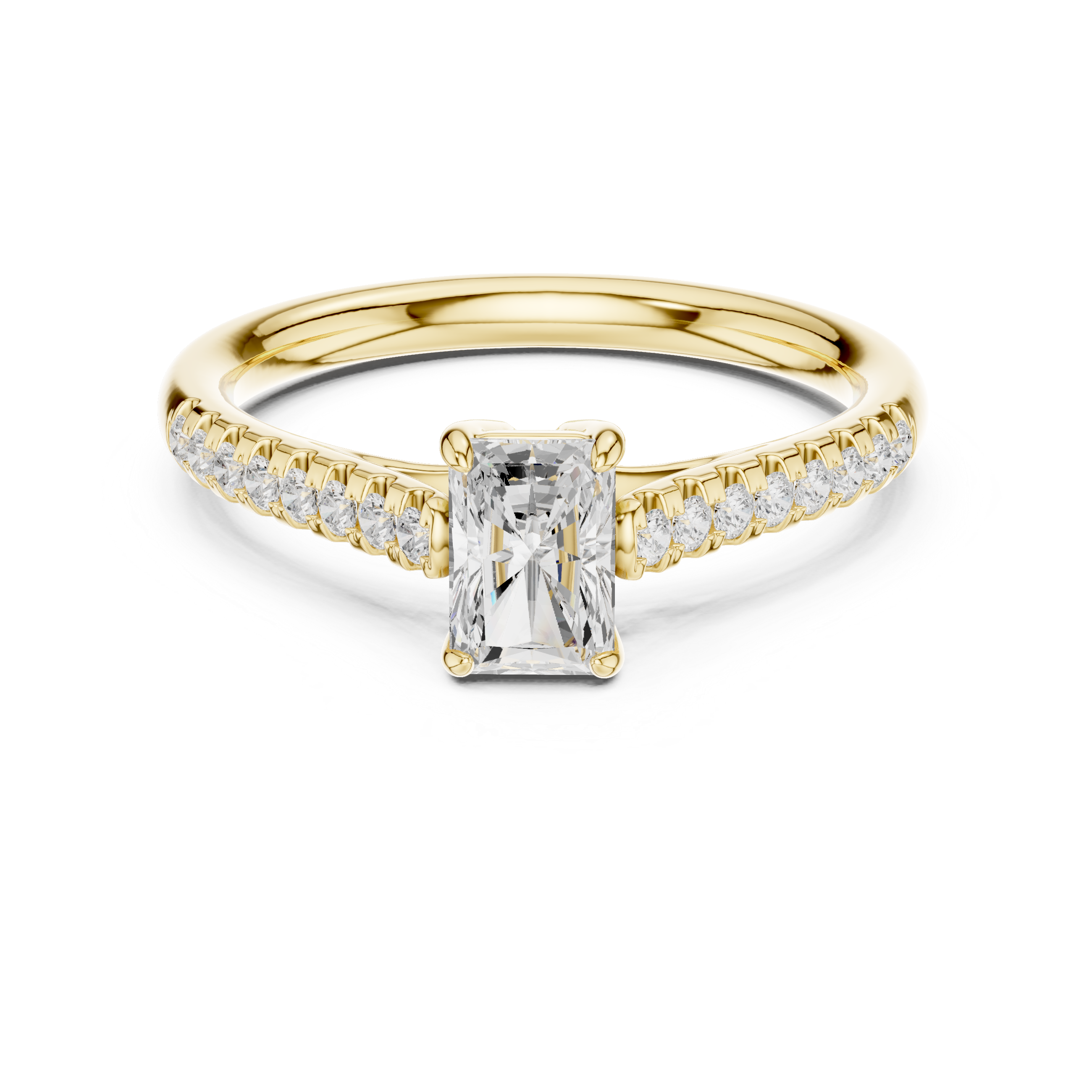 Elegant children's gold bracelet with lightweight structure and comfortable fit.