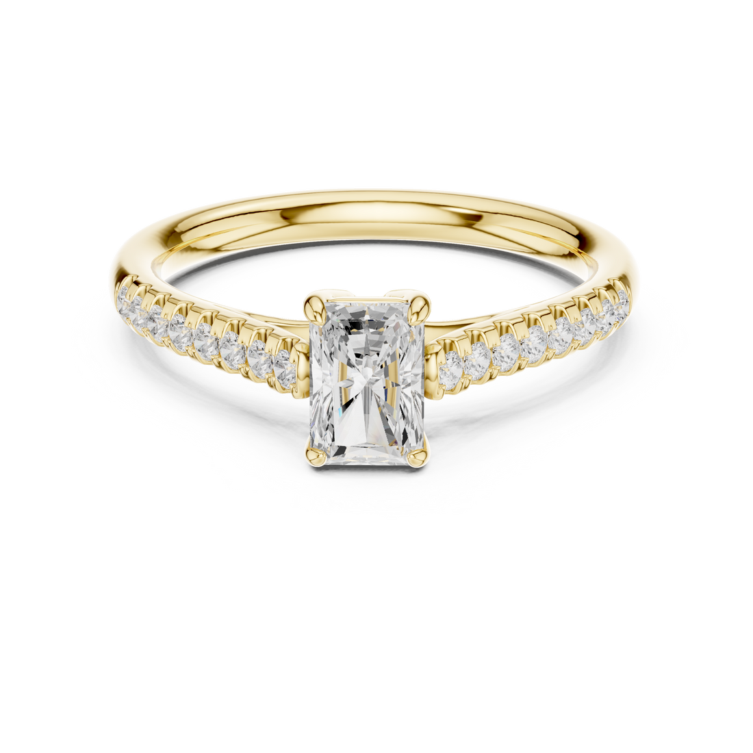 Elegant children's gold bracelet with lightweight structure and comfortable fit.