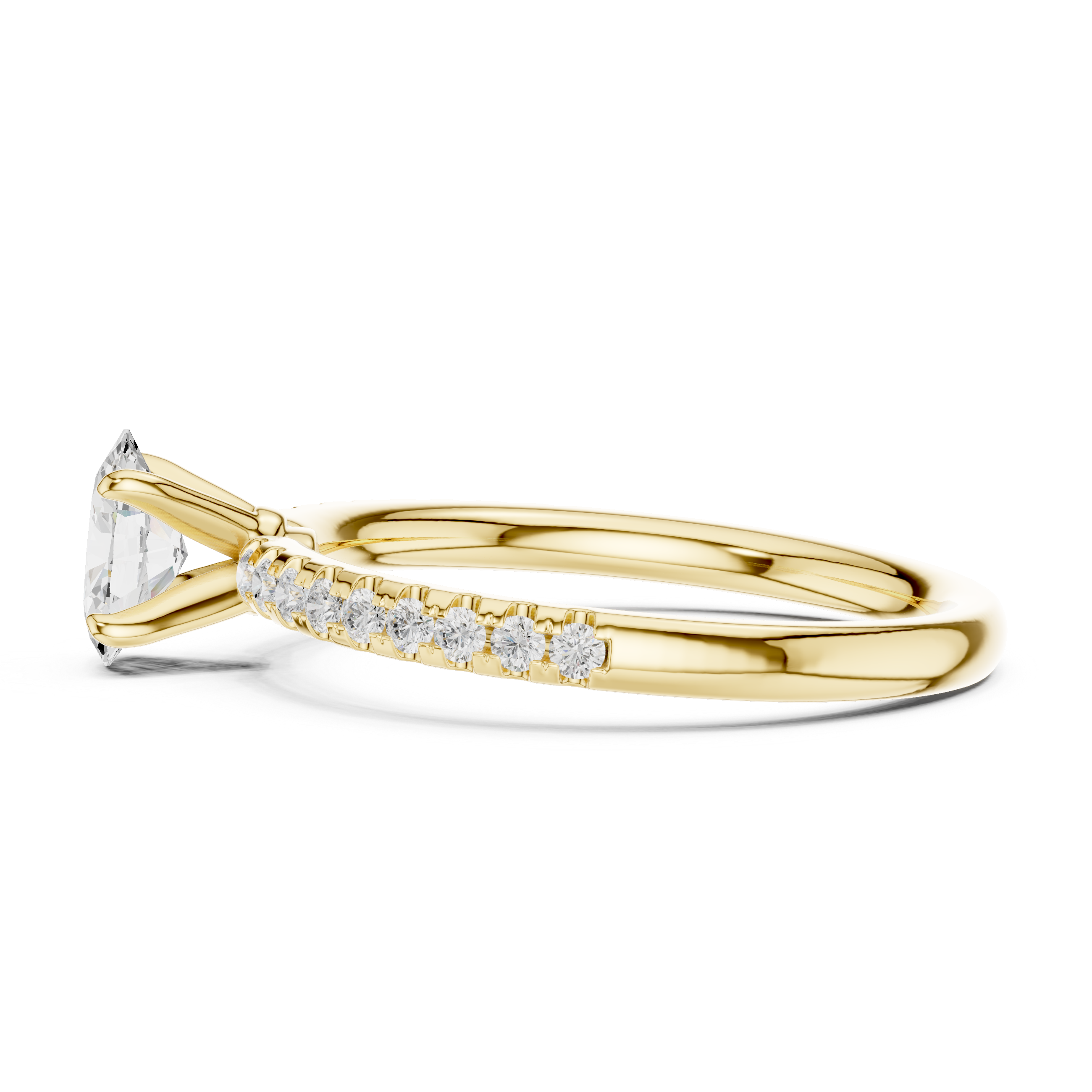 Luxury emerald-cut diamond ring with elegant prong setting and sophisticated appearance.
