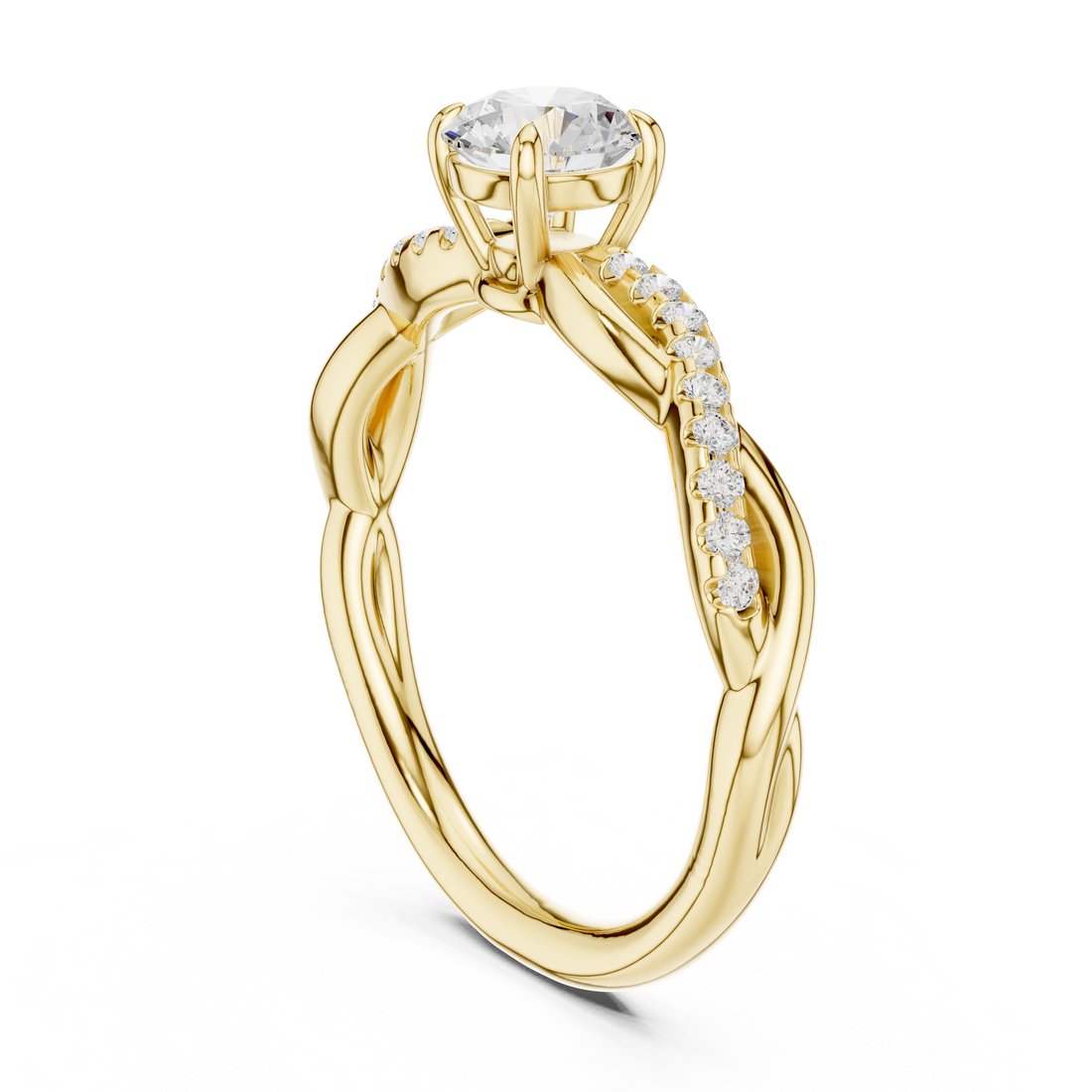 Trendy huggie earrings with compact circular shape and sparkling diamond detailing.