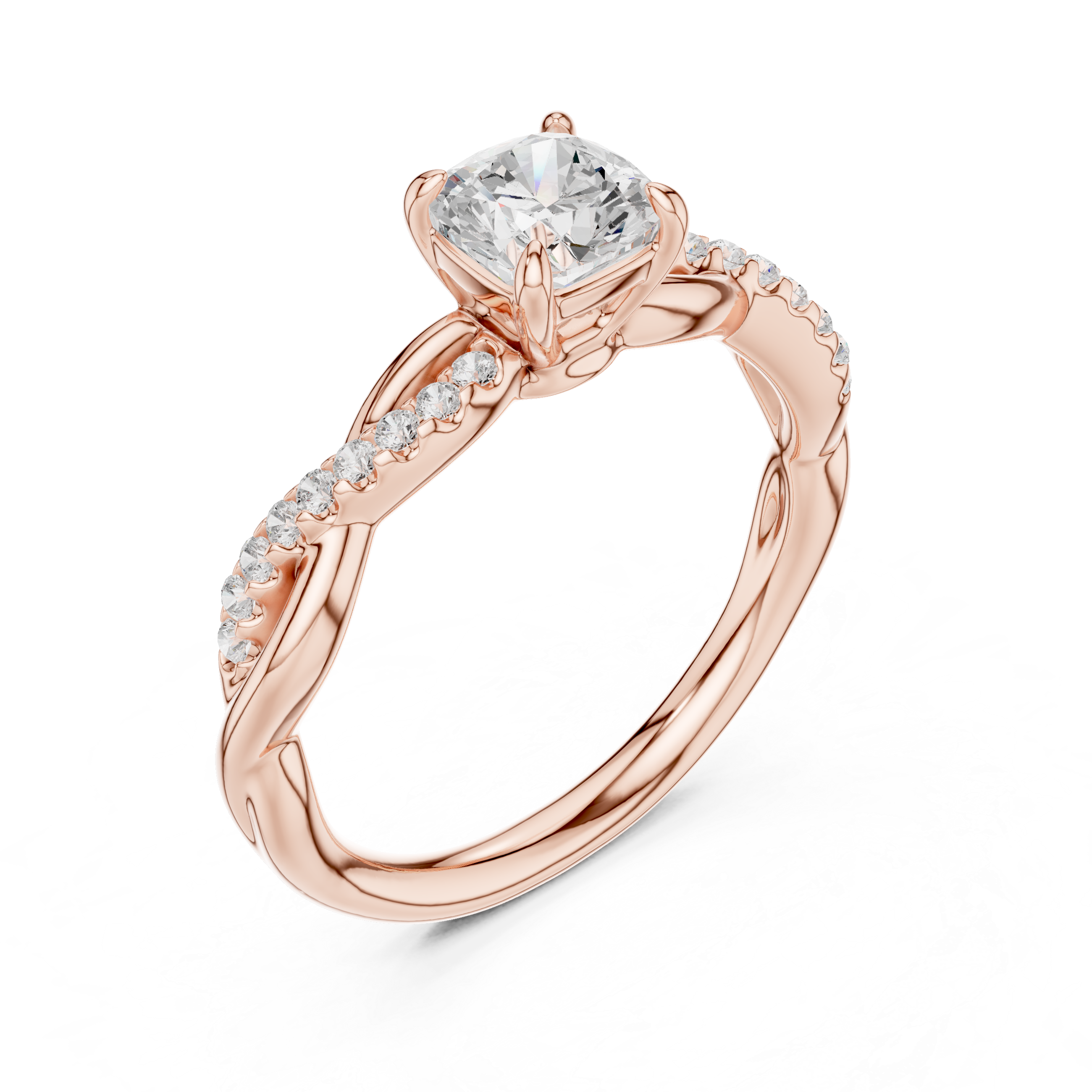 Luxury diamond bangle bracelet featuring pavé-set stones across the surface.