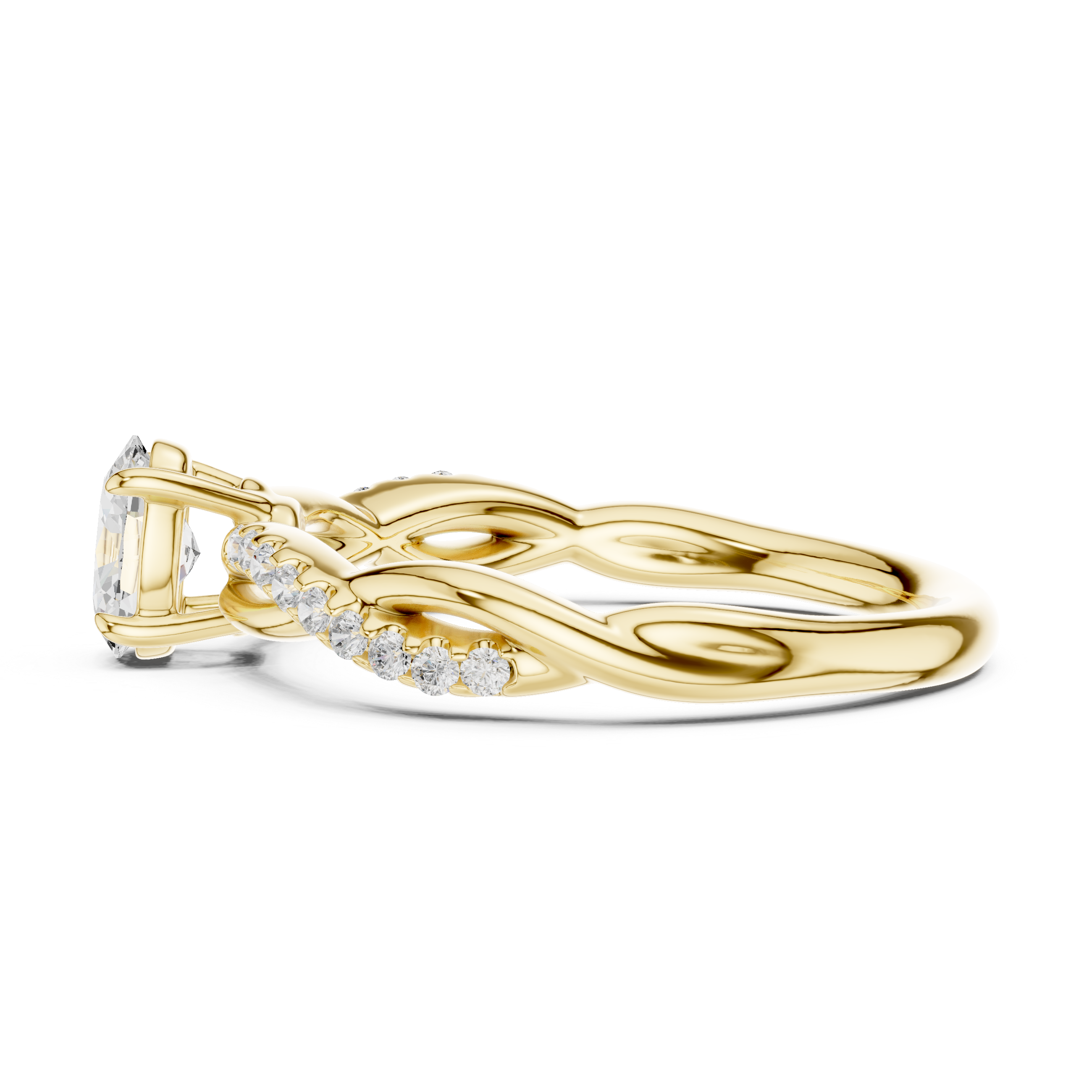 Luxury diamond nose stud with brilliant-cut stone and premium craftsmanship.