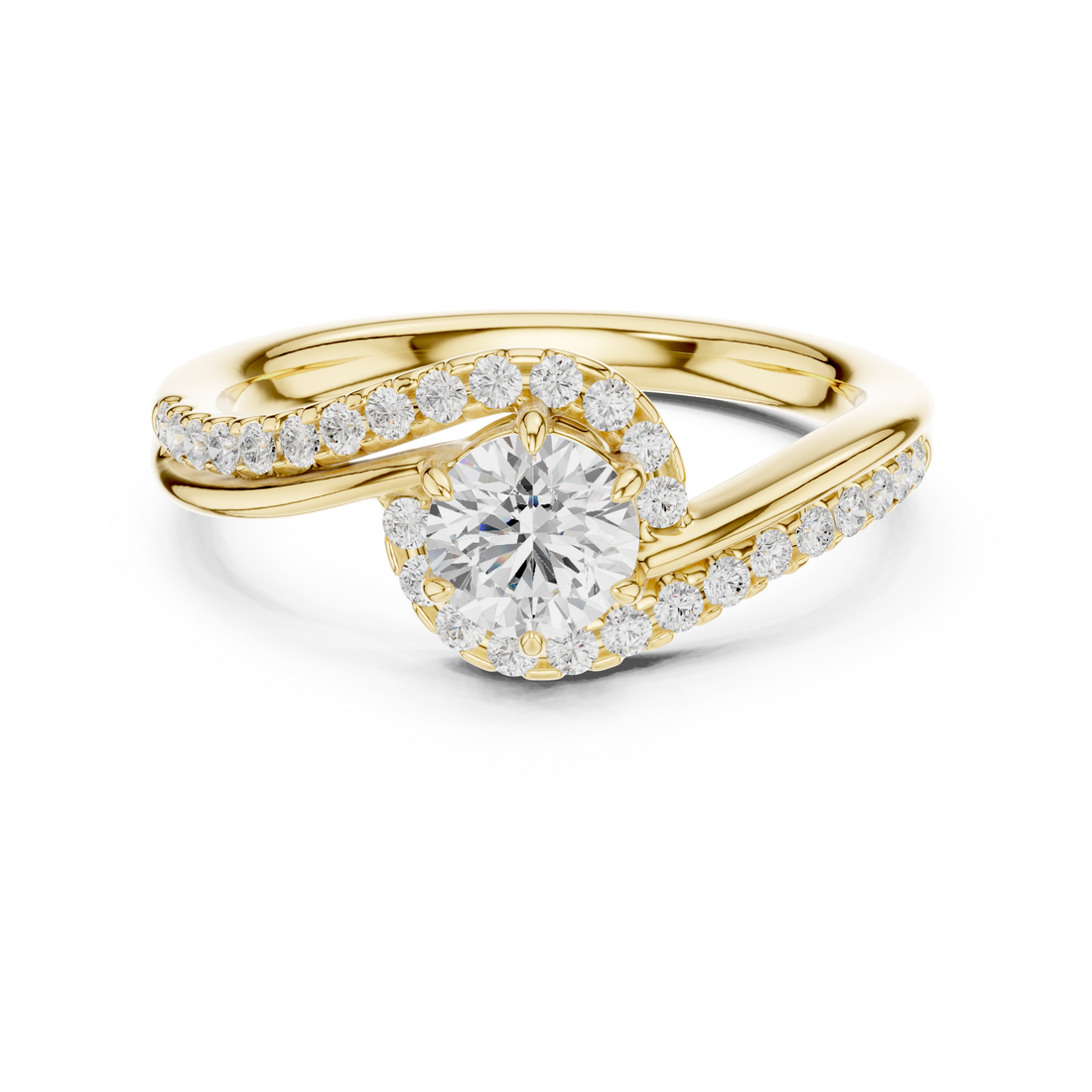 Designer baby ring with adjustable band and smooth edges.