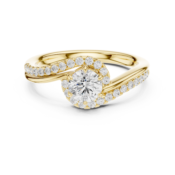 Designer baby ring with adjustable band and smooth edges.