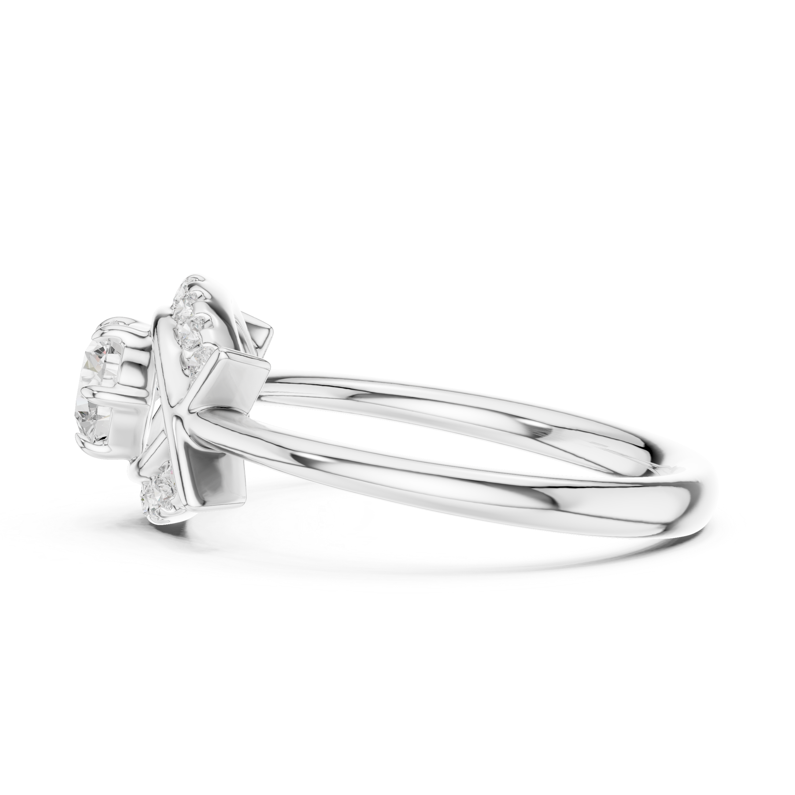 Luxury emerald-cut diamond ring with elegant prong setting and sophisticated appearance.