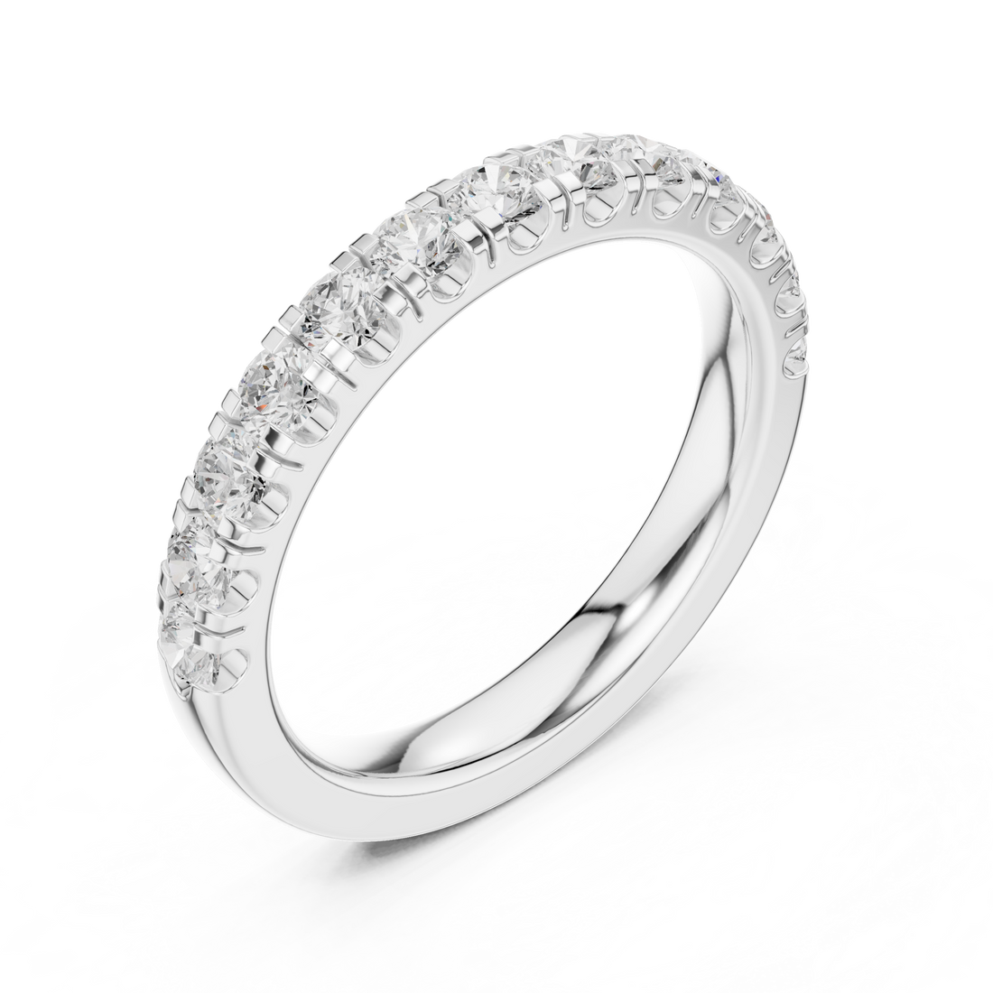 Classic solitaire pendant necklace with single sparkling diamond centerpiece.