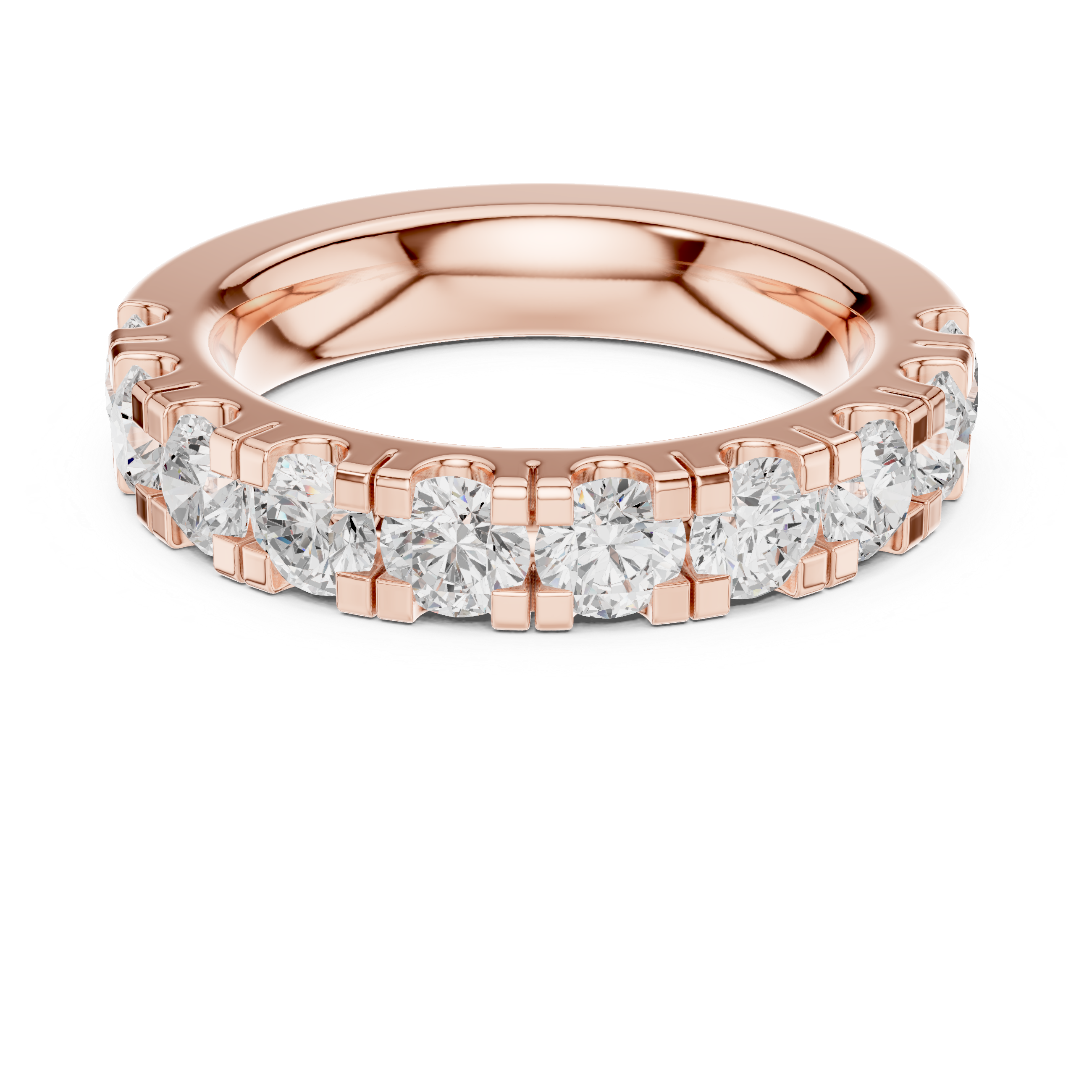 Designer men's diamond ring with sophisticated modern styling.