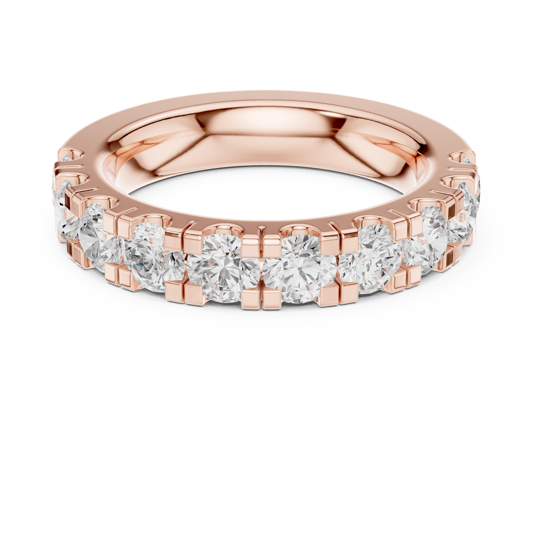 Designer men's diamond ring with sophisticated modern styling.