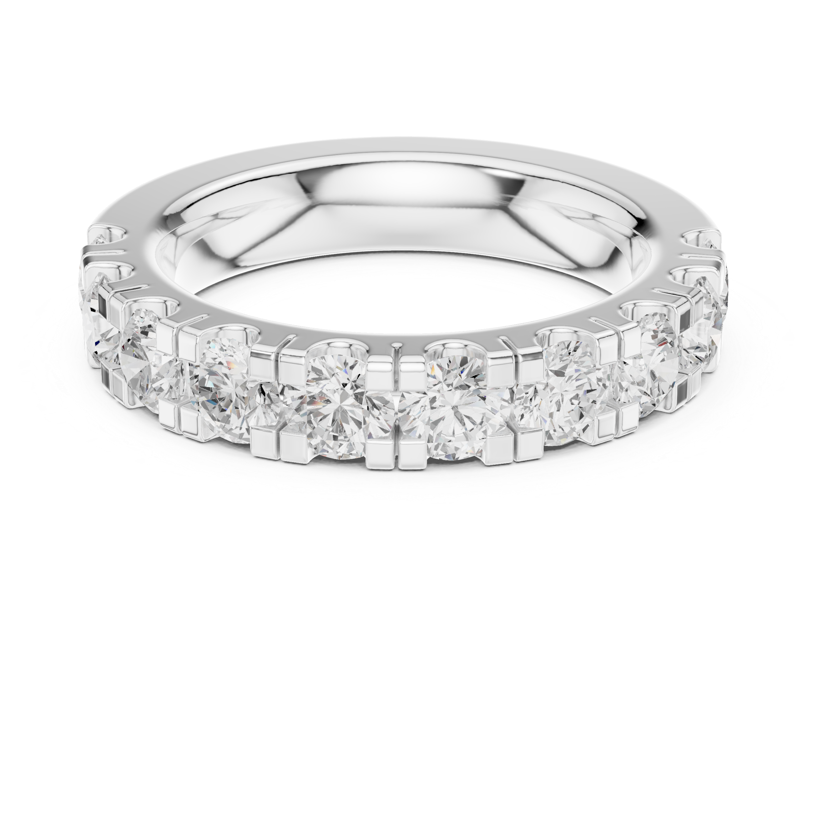 Designer baby ring with adjustable band and smooth edges.