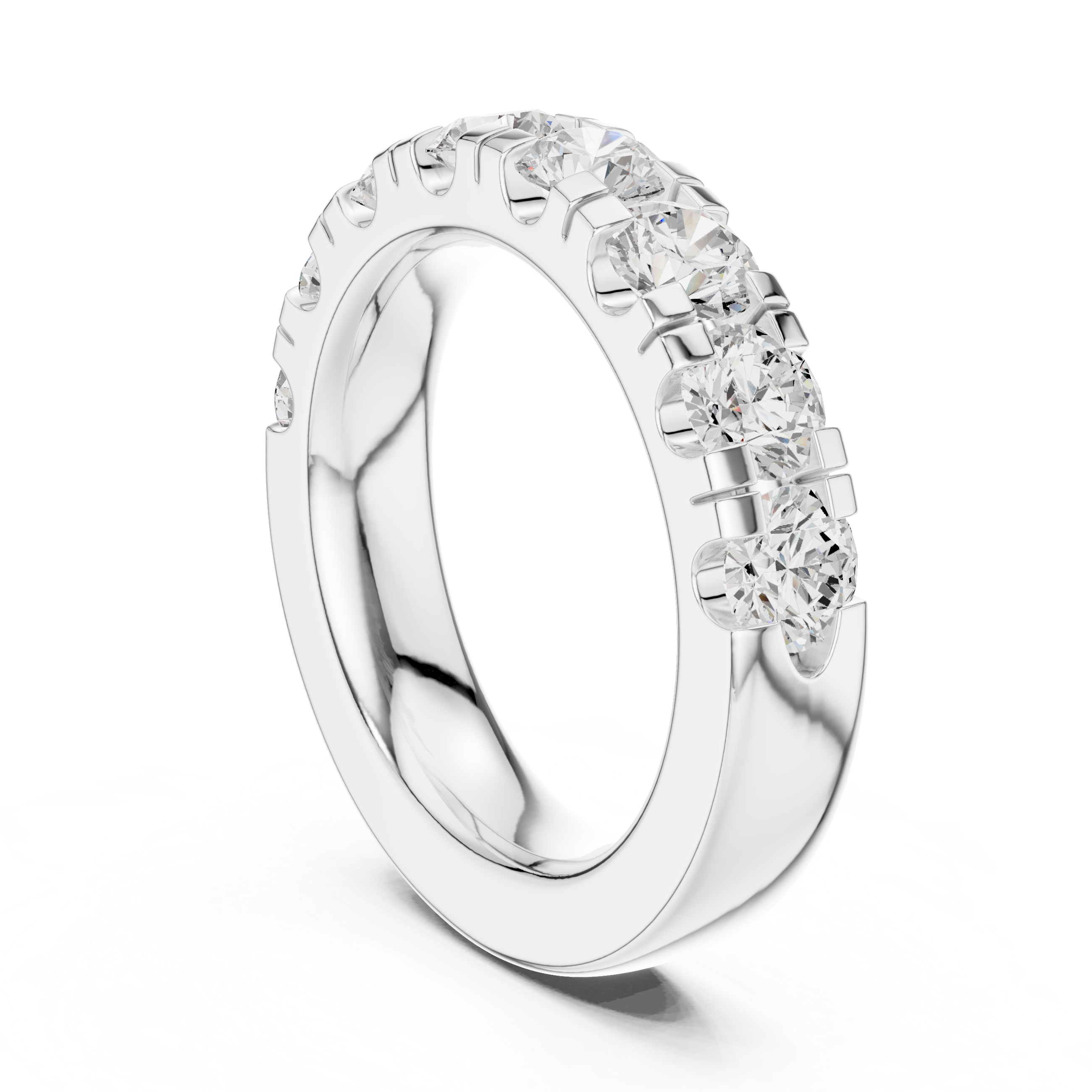 Unique twisted band diamond ring with intertwined metal design and premium craftsmanship.