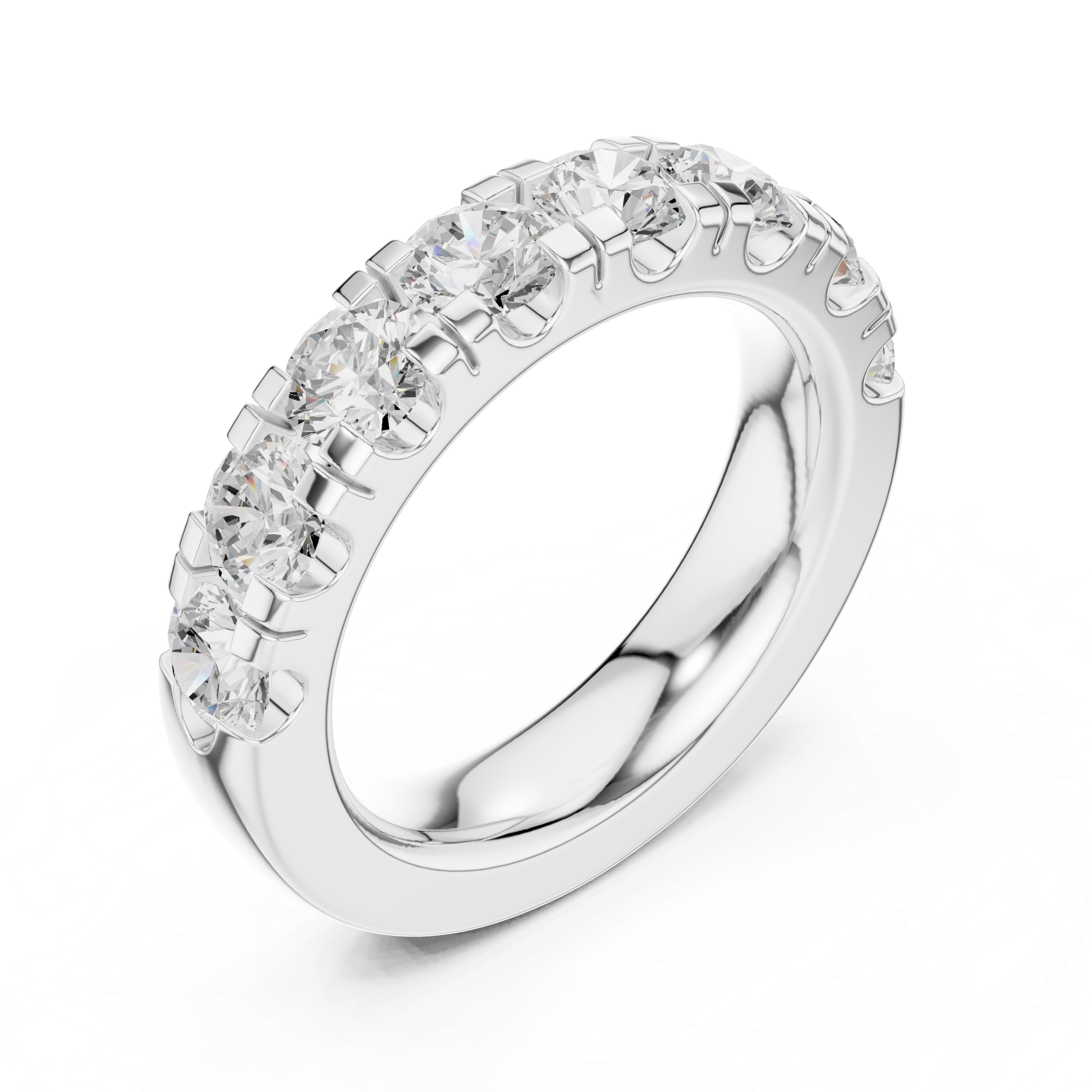 Minimalist solitaire diamond ring with clean lines and refined modern style.