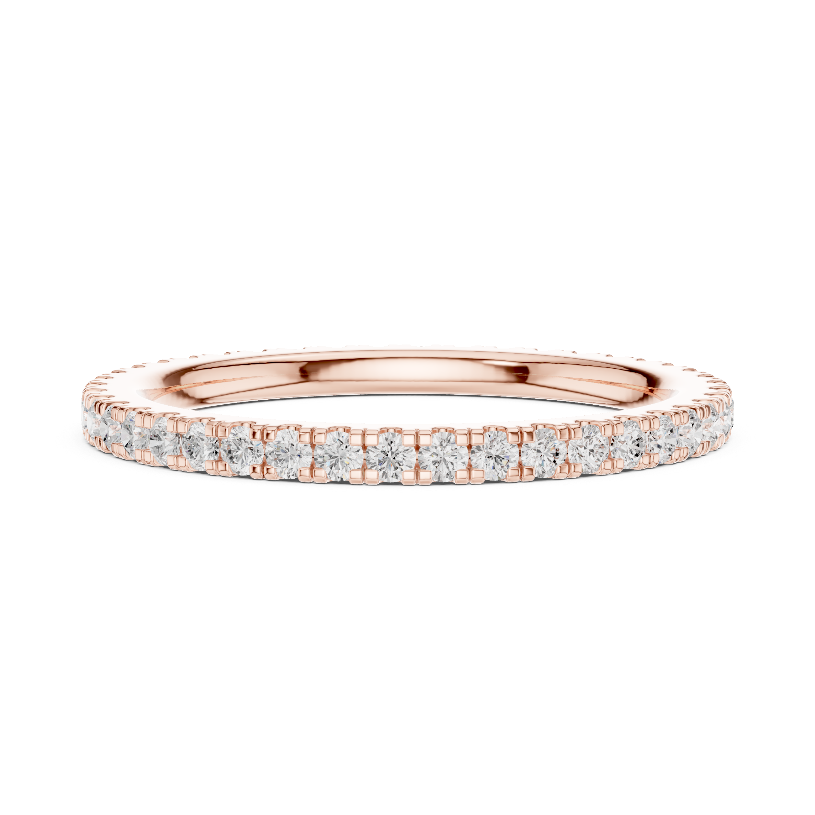 Trendy huggie earrings with compact circular shape and sparkling diamond detailing.