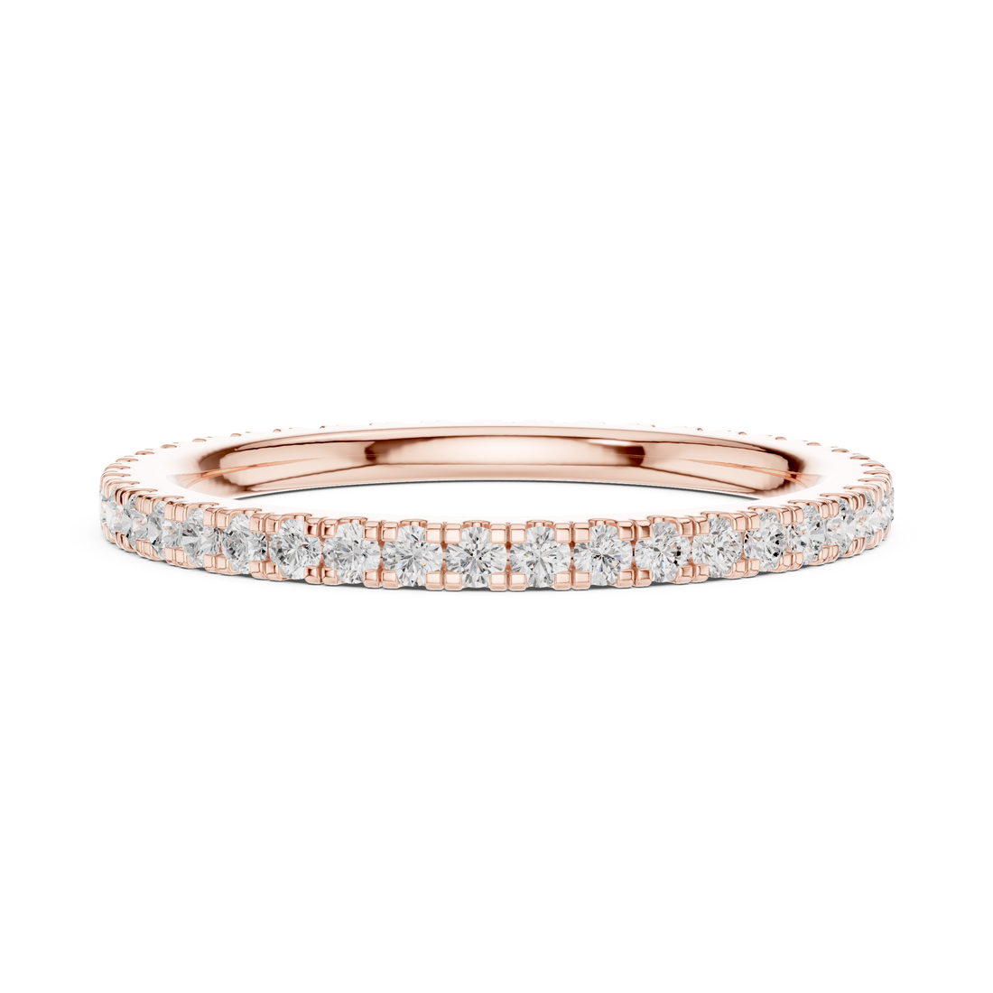 Trendy huggie earrings with compact circular shape and sparkling diamond detailing.