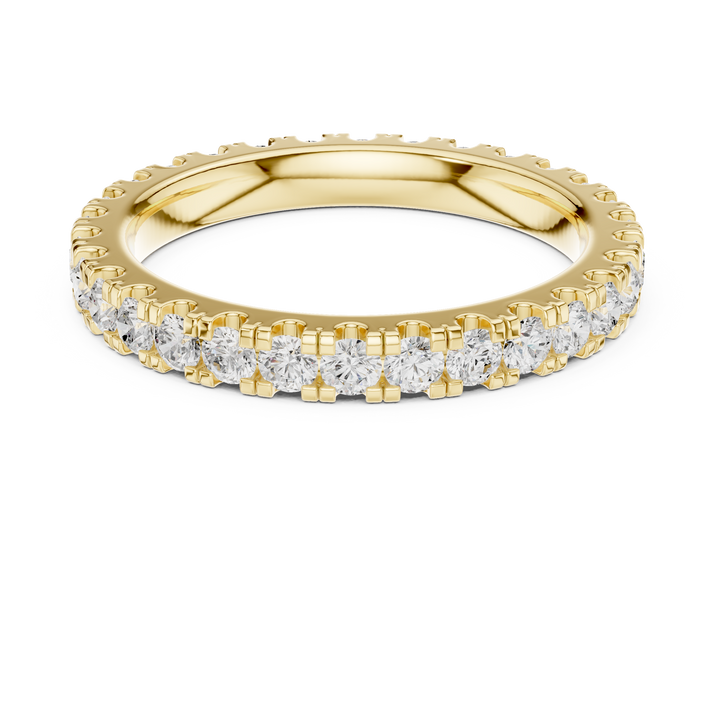 Traditional gold nose ring with circular structure and classic cultural styling.
