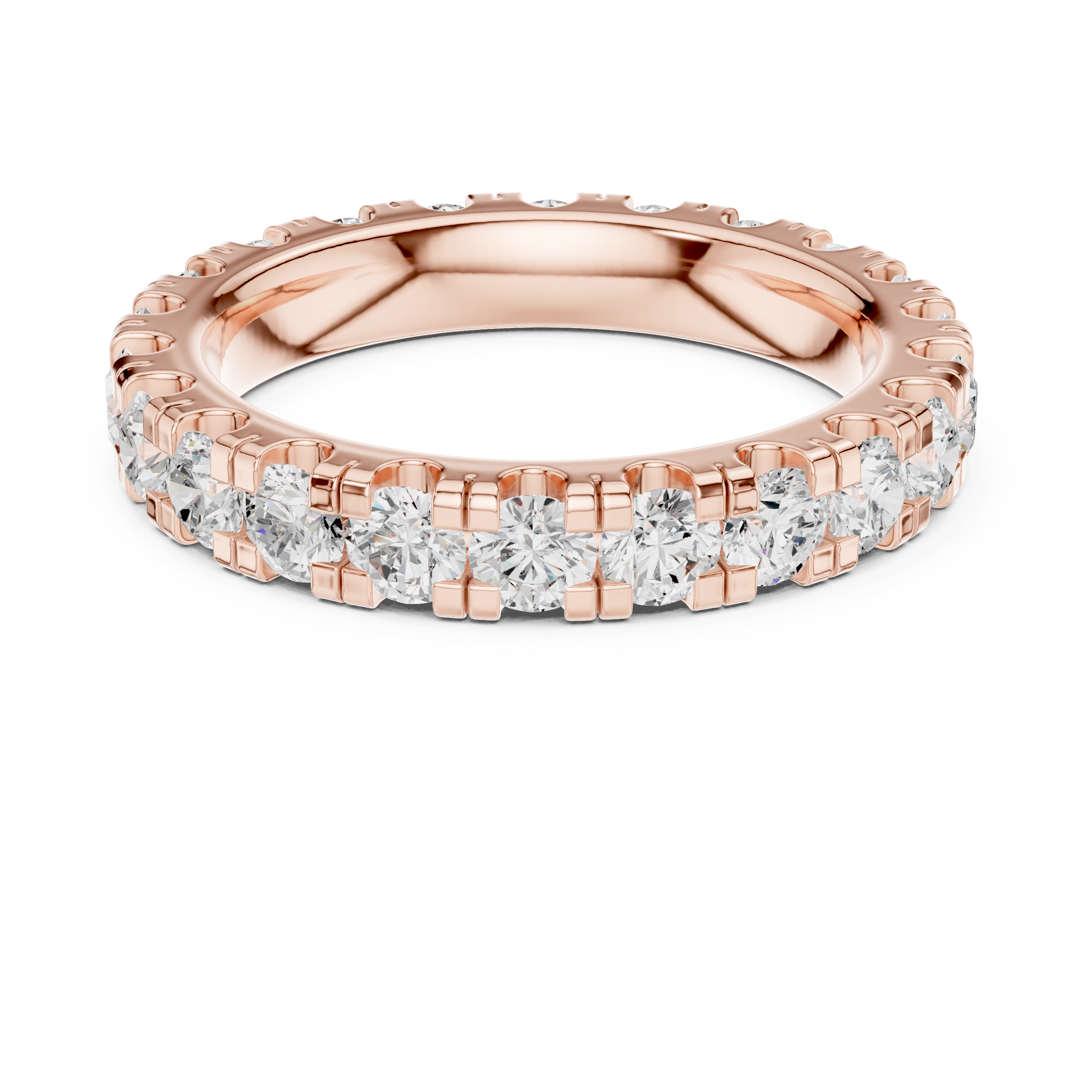 Designer baby ring with adjustable band and smooth edges.