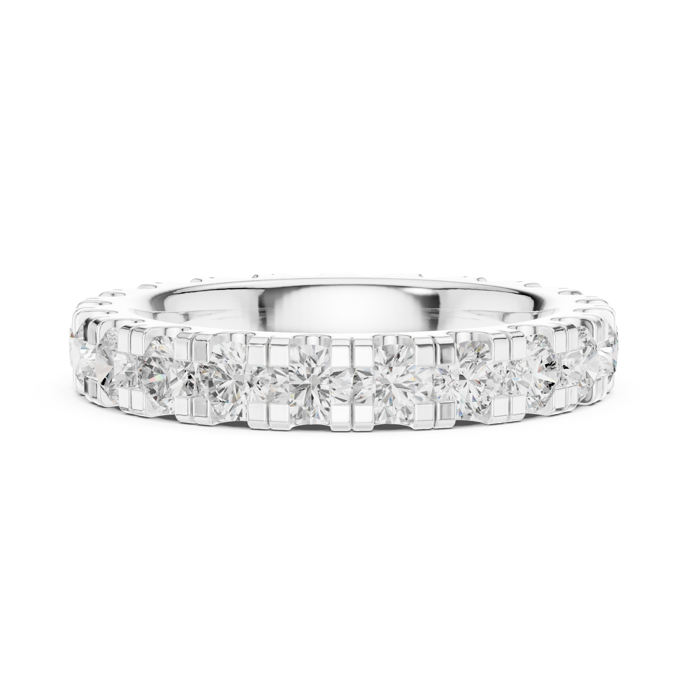 Stylish rose gold infinity ring with delicate diamond accents and modern minimalist finish.