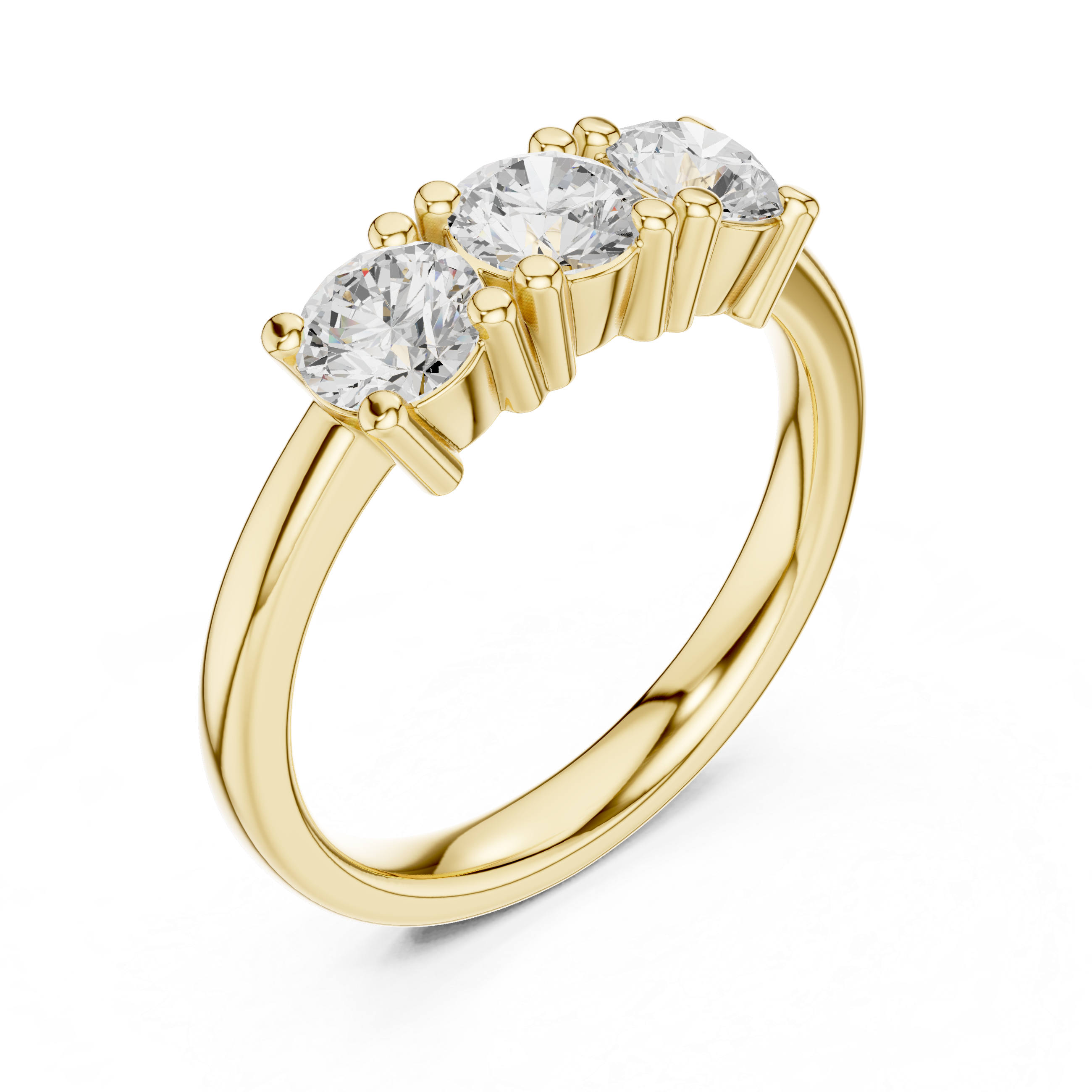 Classic solitaire pendant necklace with single sparkling diamond centerpiece.