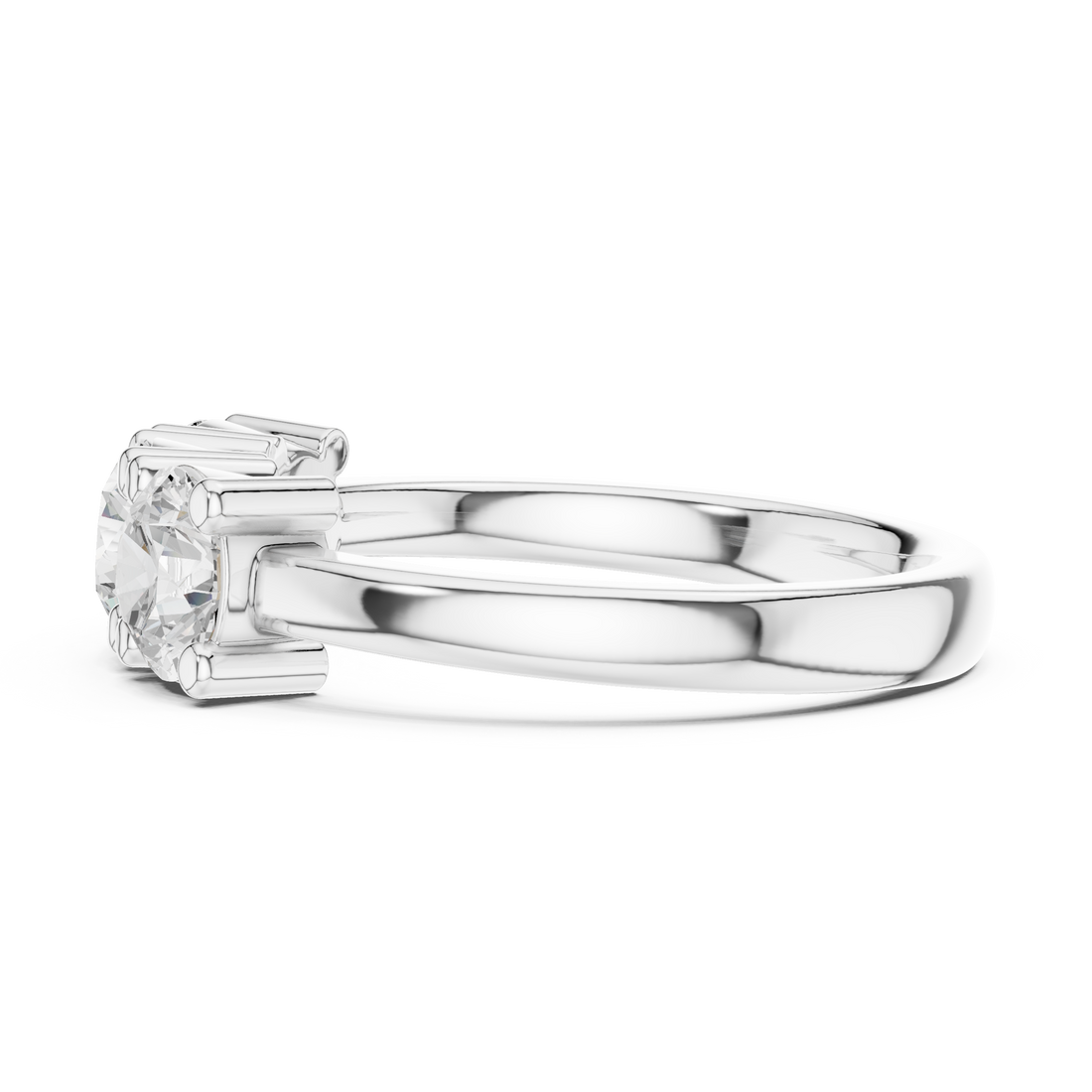Elegant pearl bracelet featuring evenly spaced lustrous pearls.