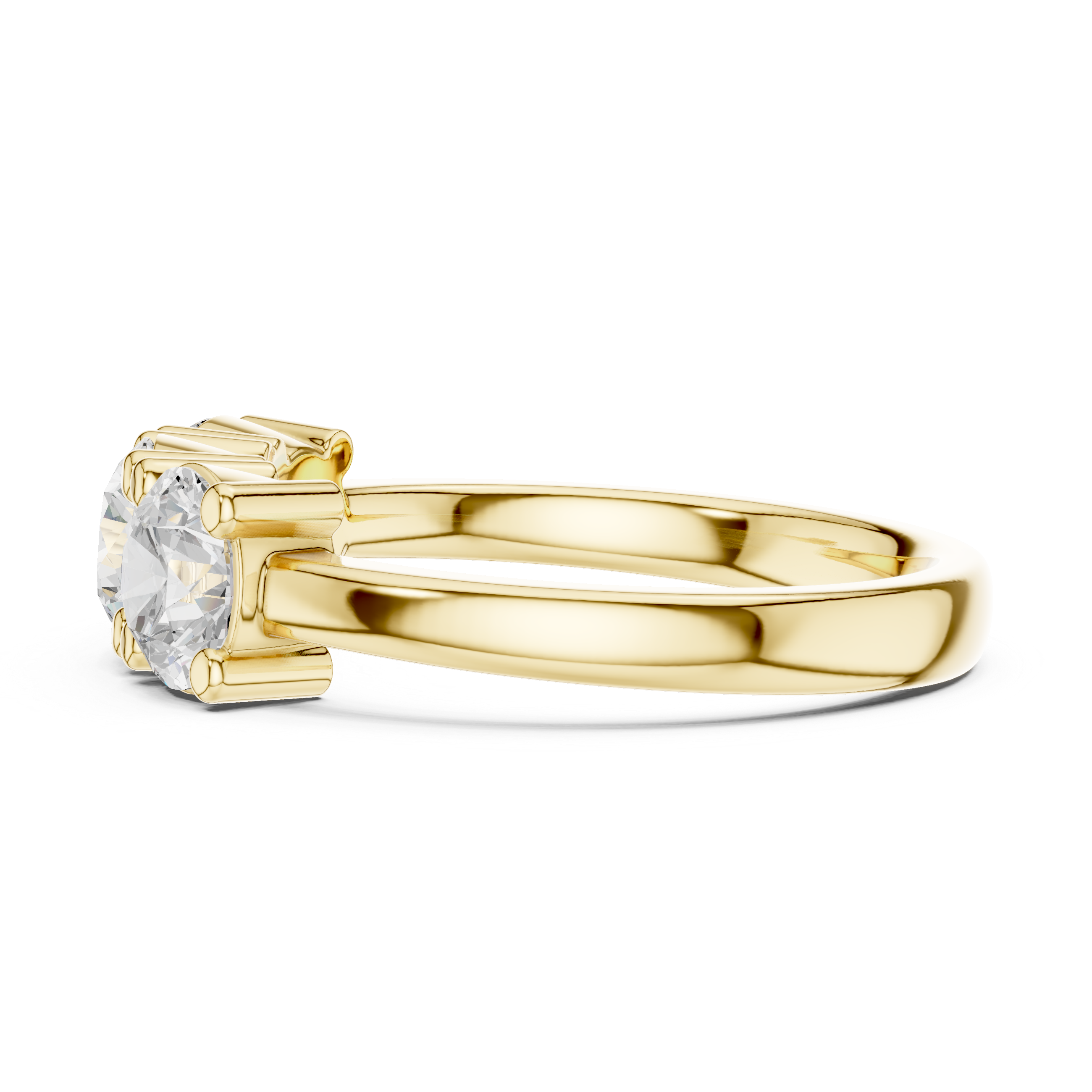 Luxury diamond nose stud with brilliant-cut stone and premium craftsmanship.