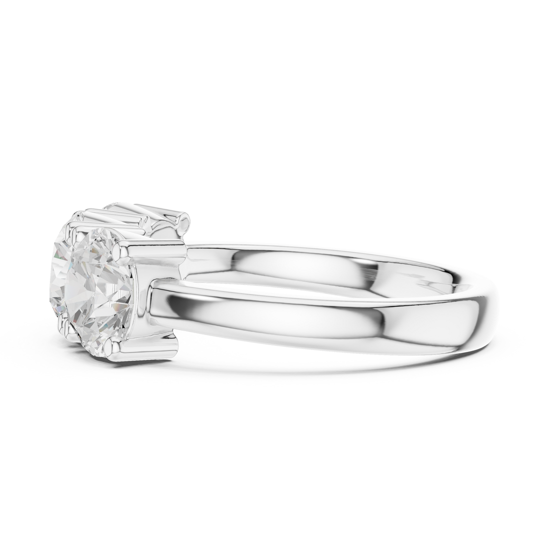 Designer gemstone toe ring with colorful stone centerpiece.