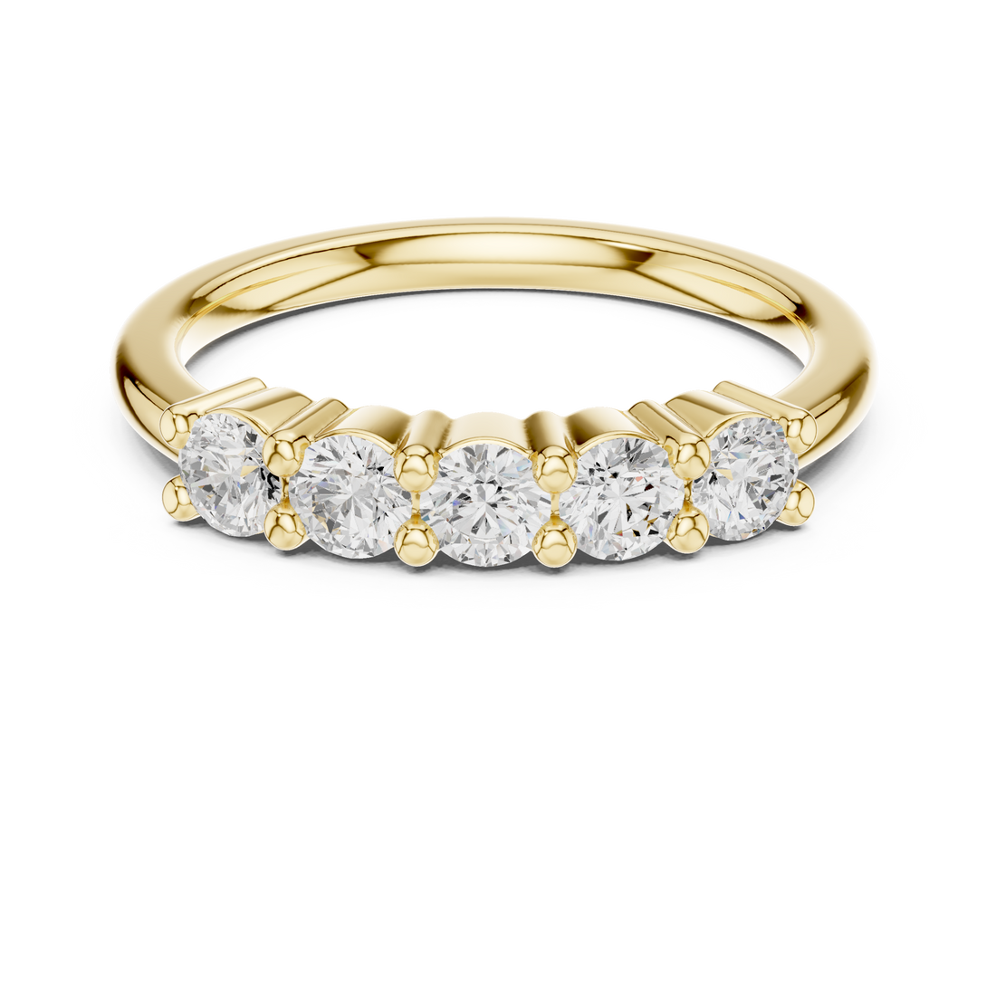Designer baby ring with adjustable band and smooth edges.