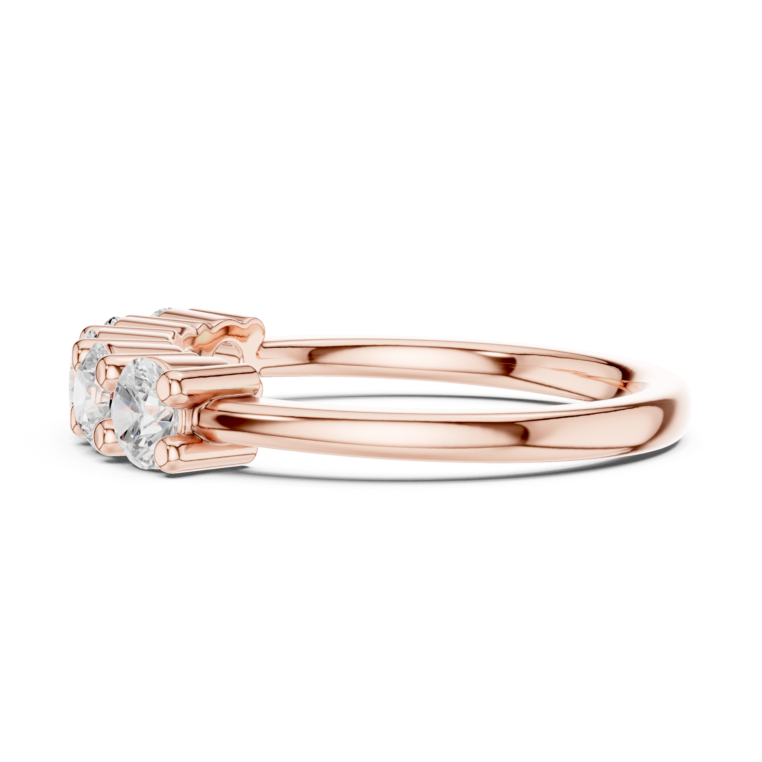 Classic yellow gold wedding band with smooth polished surface and timeless comfort fit design.