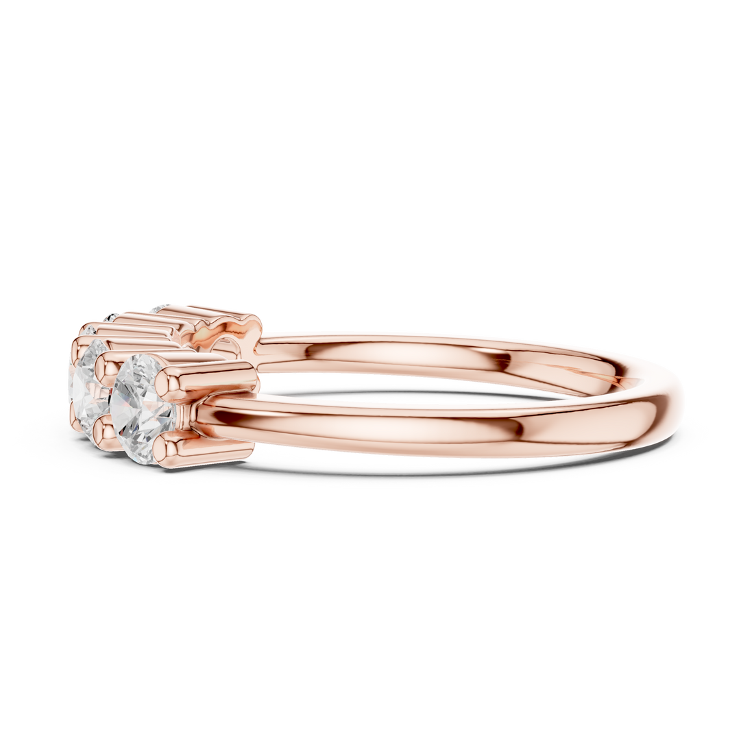 Classic yellow gold wedding band with smooth polished surface and timeless comfort fit design.