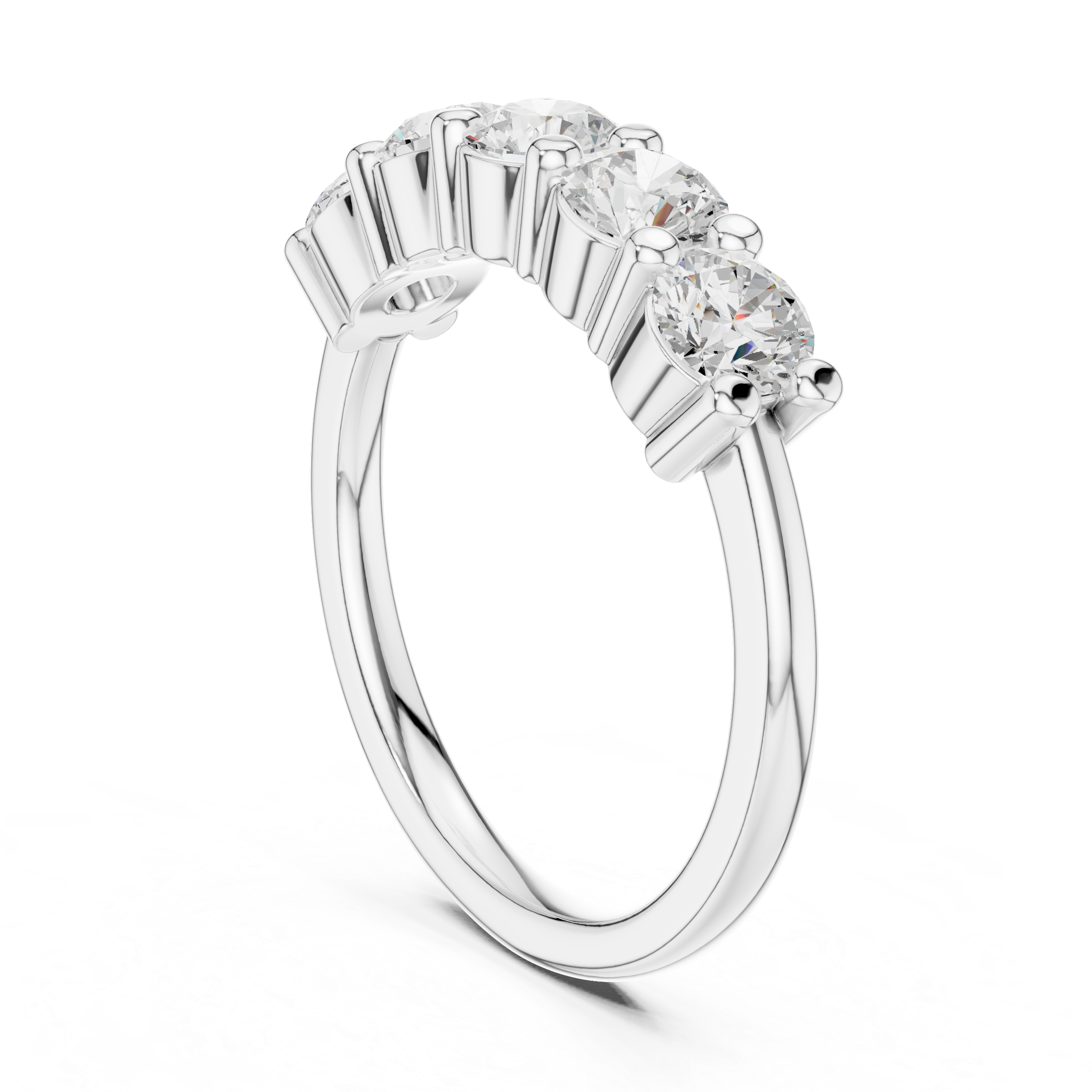 Trendy huggie earrings with compact circular shape and sparkling diamond detailing.