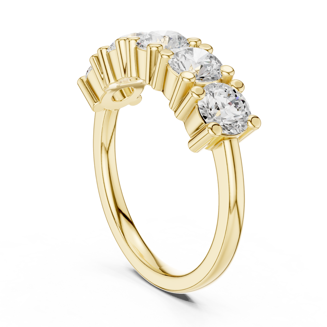 Stylish bangle bracelet crafted in smooth polished yellow gold.