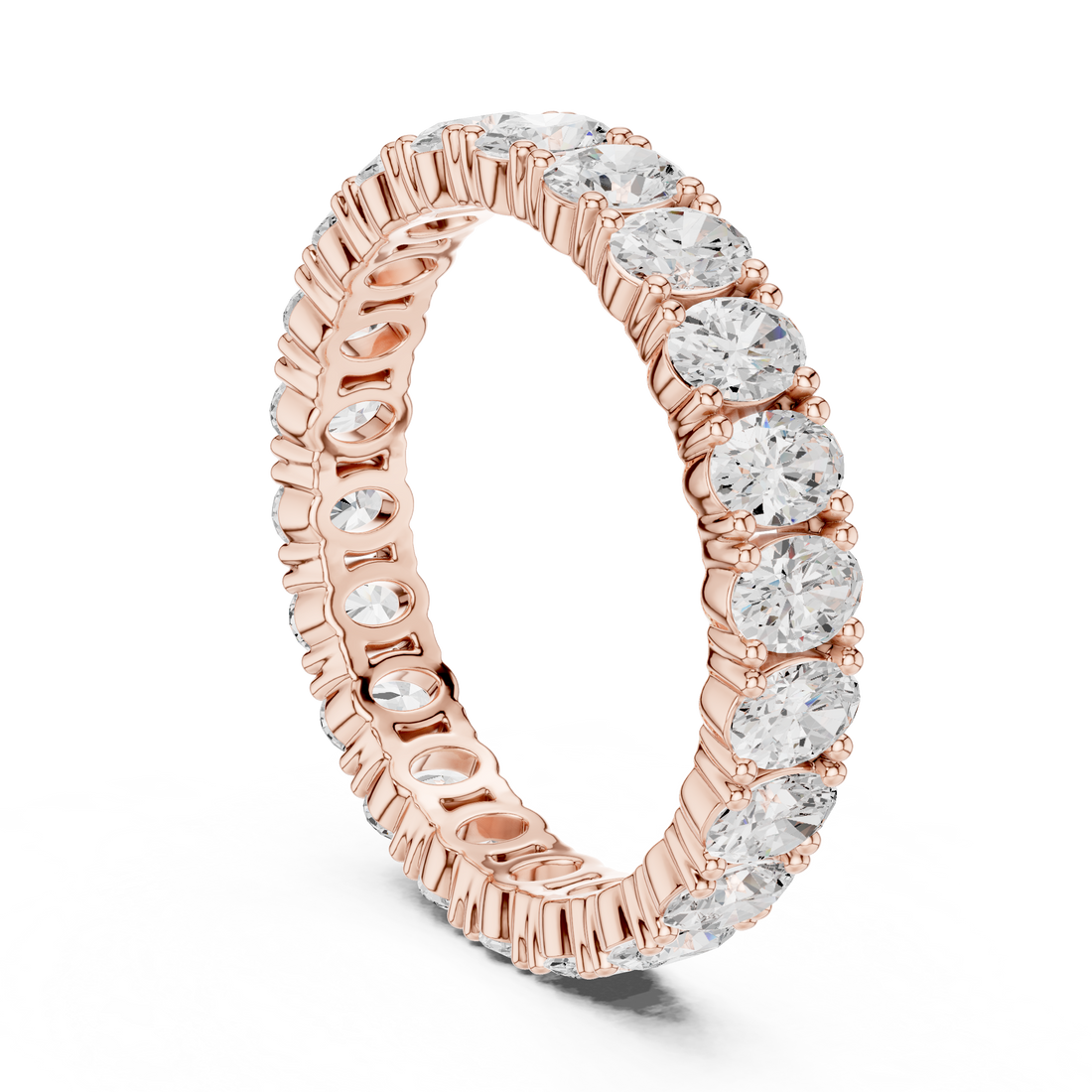 Minimalist men's band ring with clean smooth edges and refined appearance.