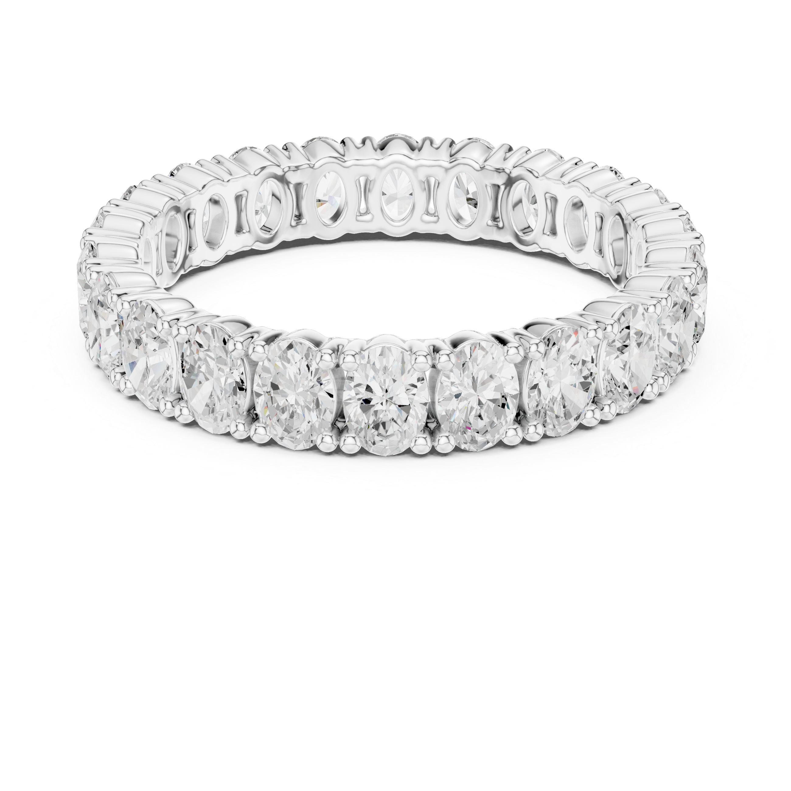 Designer baby ring with adjustable band and smooth edges.