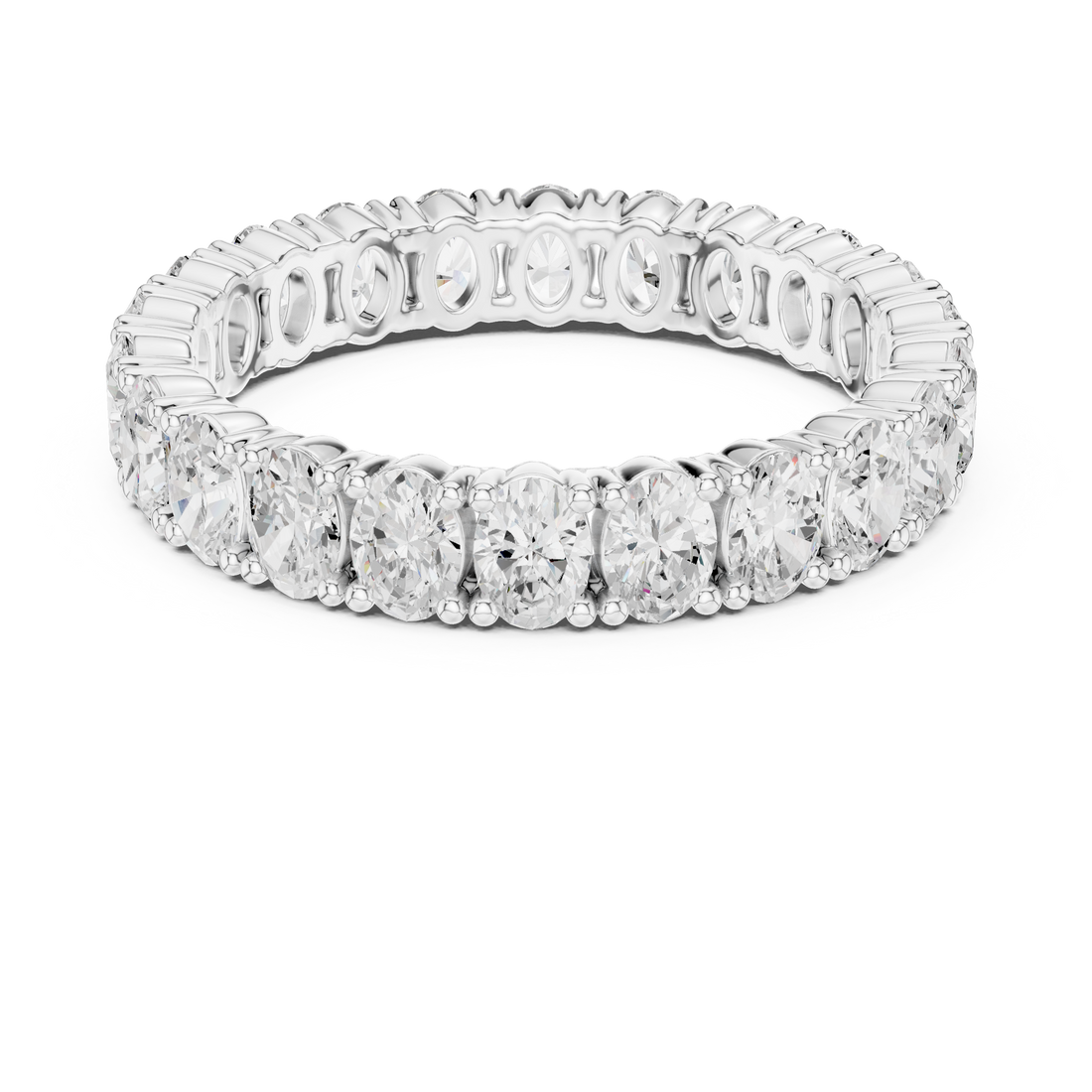 Designer baby ring with adjustable band and smooth edges.