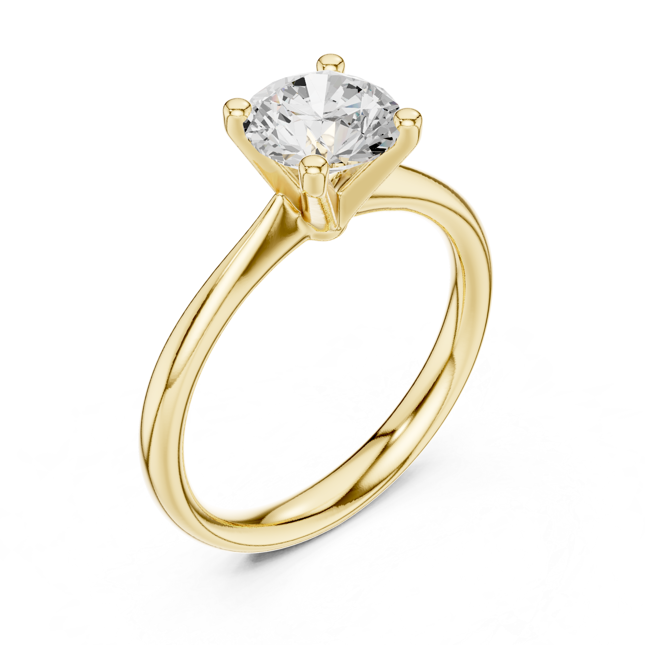 Minimalist men's band ring with clean smooth edges and refined appearance.
