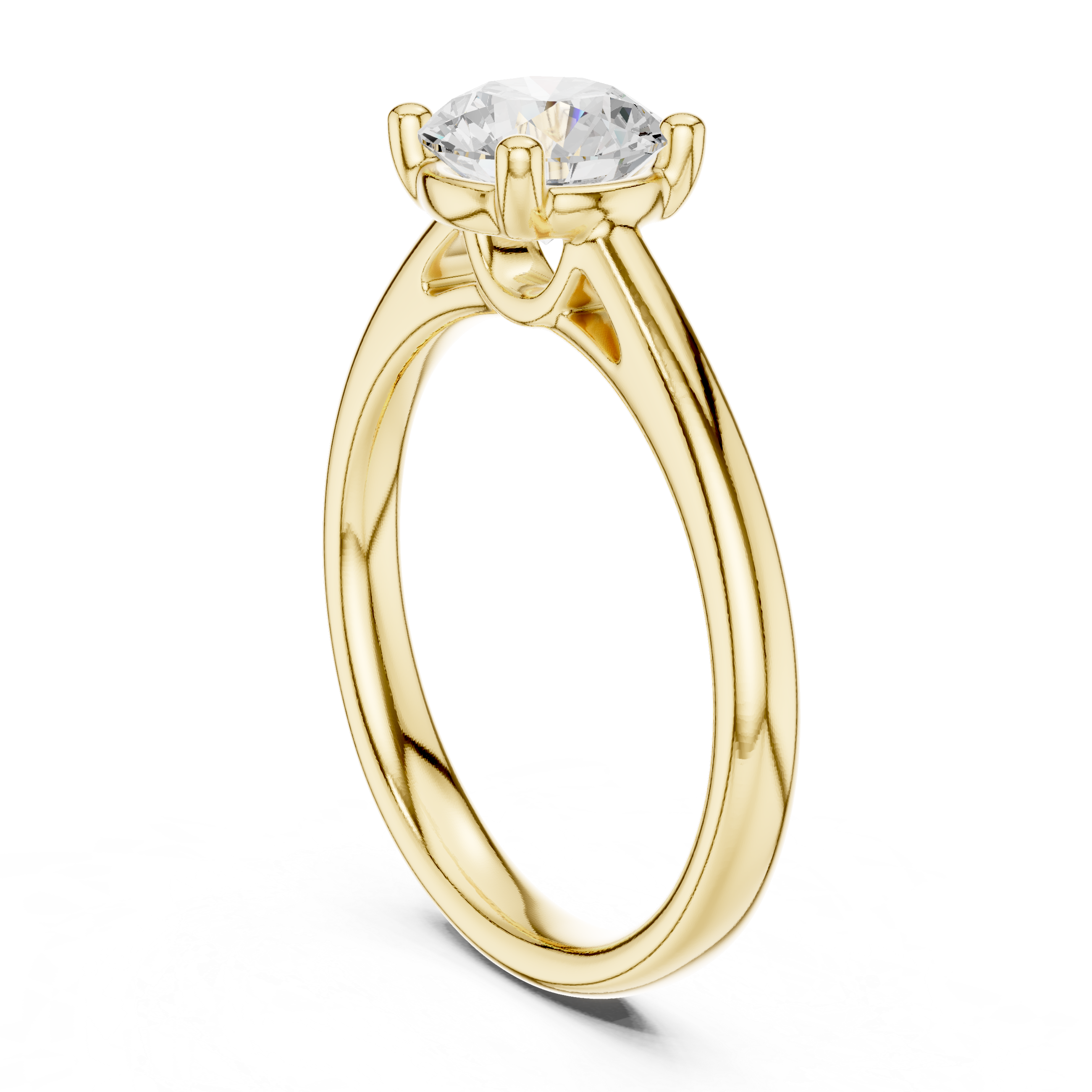 Trendy huggie earrings with compact circular shape and sparkling diamond detailing.