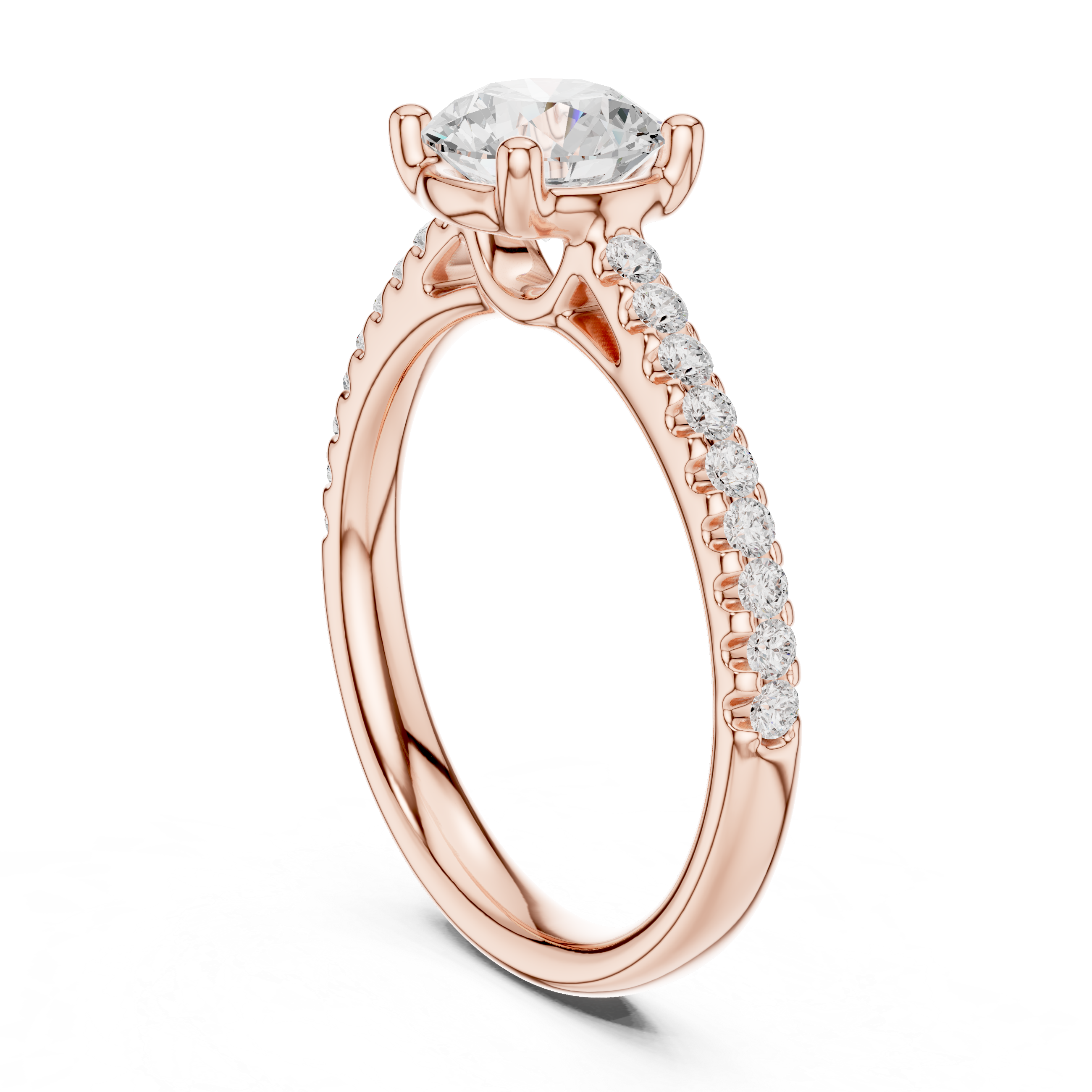 Classic heart-shaped pendant necklace crafted in polished gold with romantic styling.