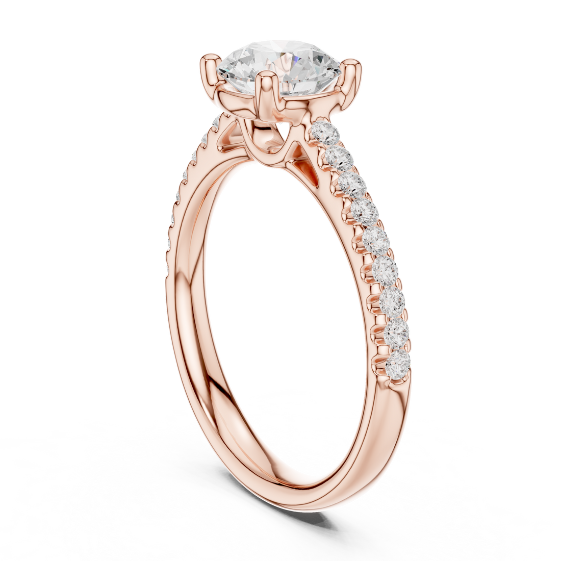 Classic heart-shaped pendant necklace crafted in polished gold with romantic styling.