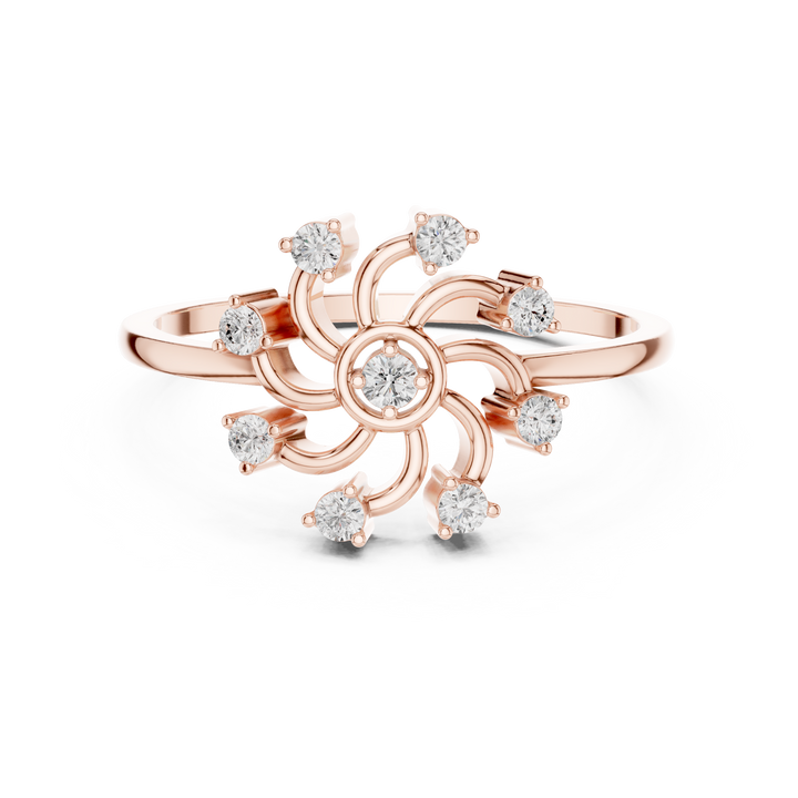 Luxury diamond brooch with intricate design and premium gemstone arrangement.