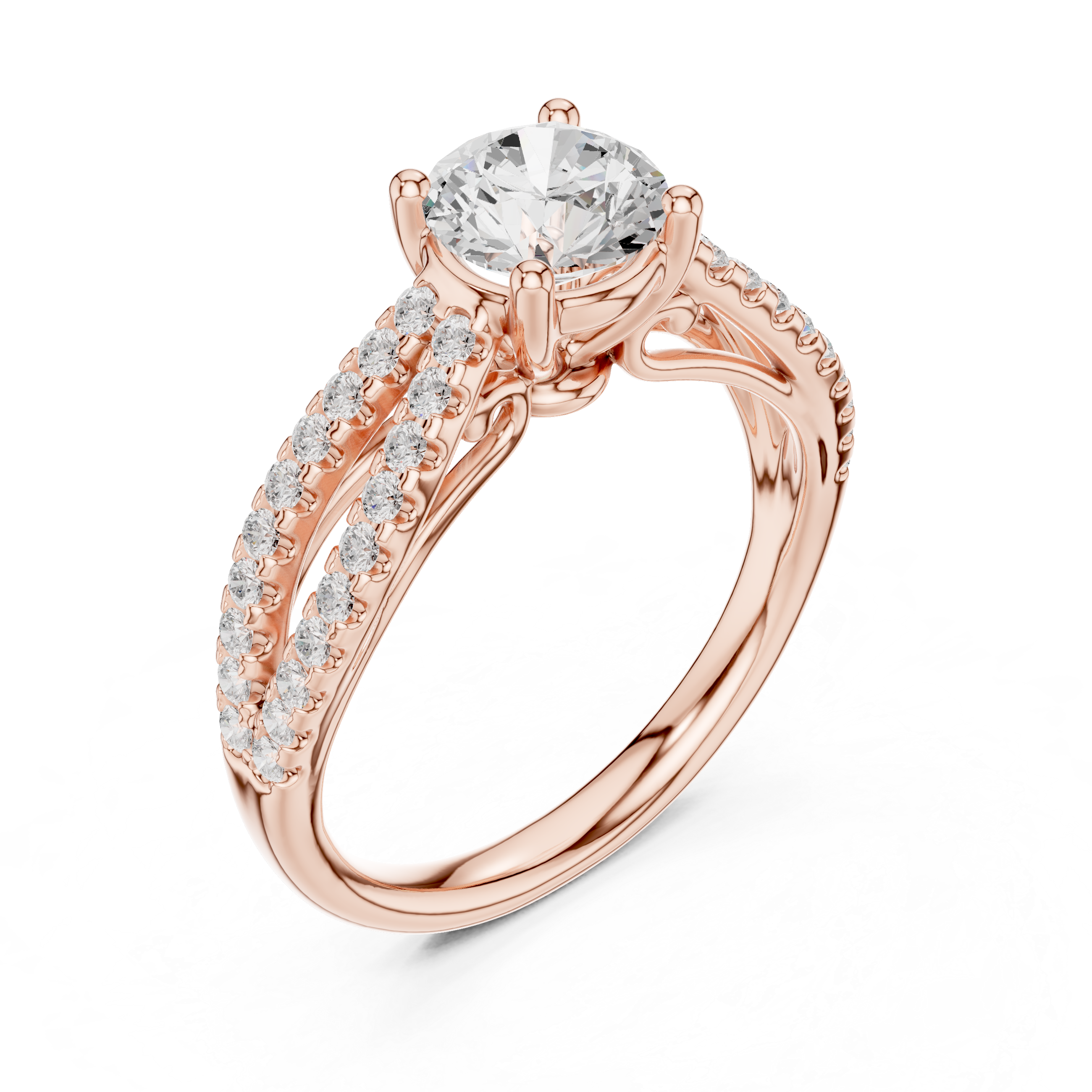 Stylish marquise diamond ring with elongated shape and delicate prong setting.
