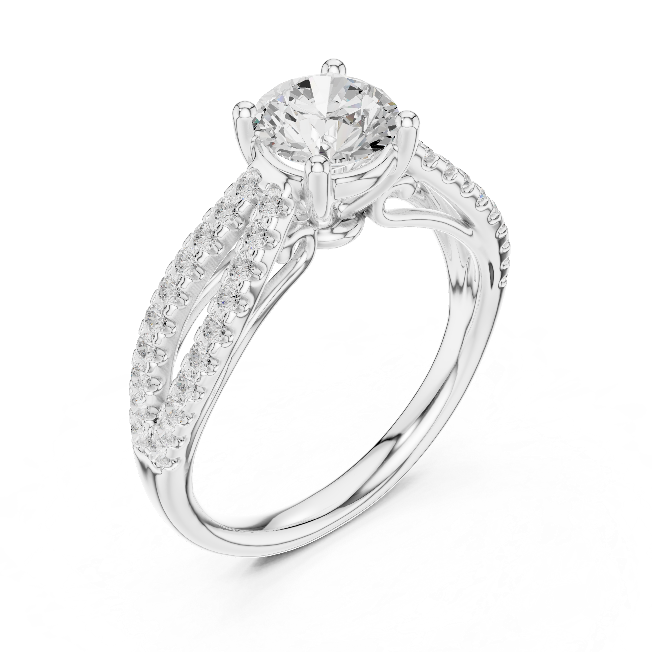 Minimalist thin band ring with tiny diamond accents and sleek modern look.