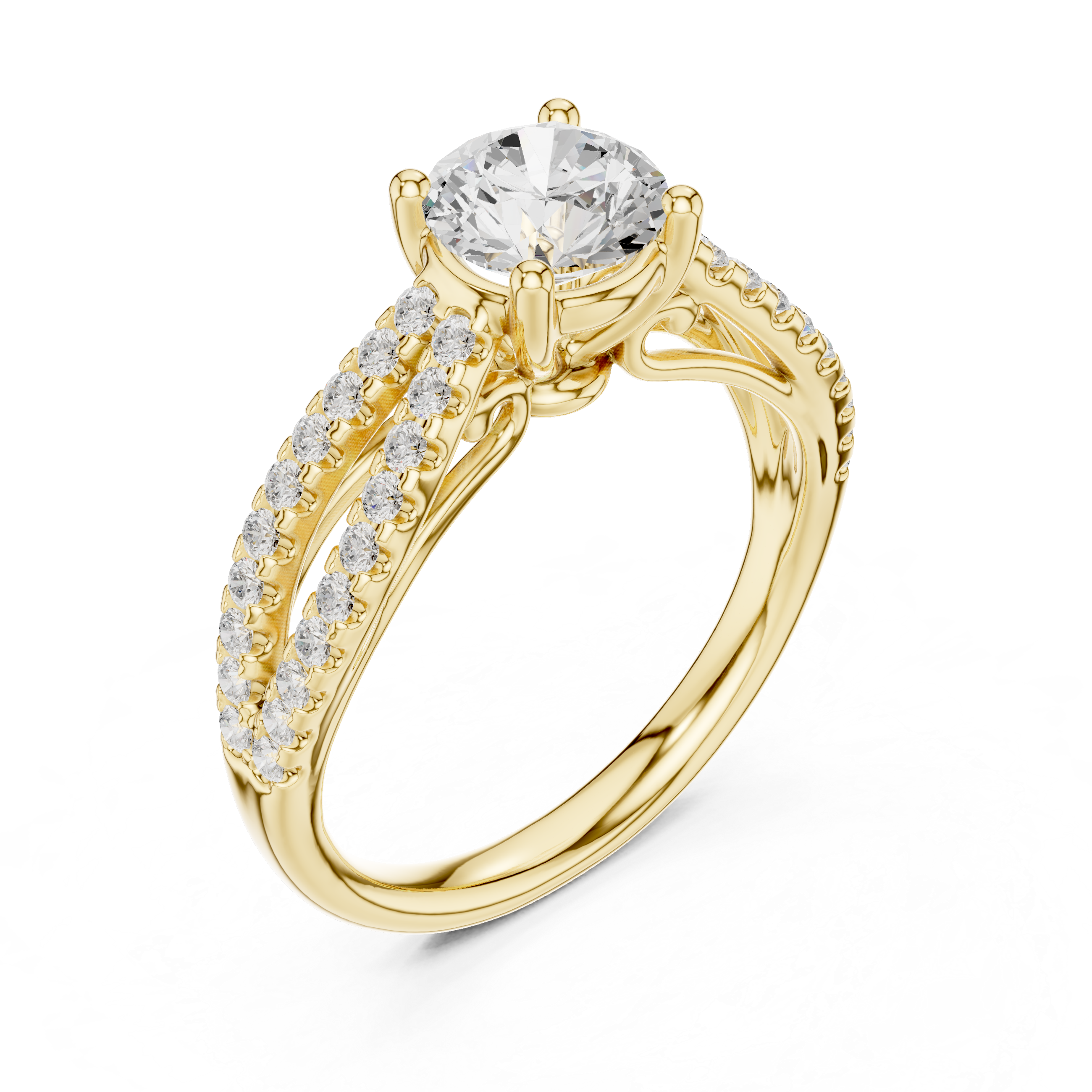 Stylish knot design ring symbolizing love and unity with polished finish.