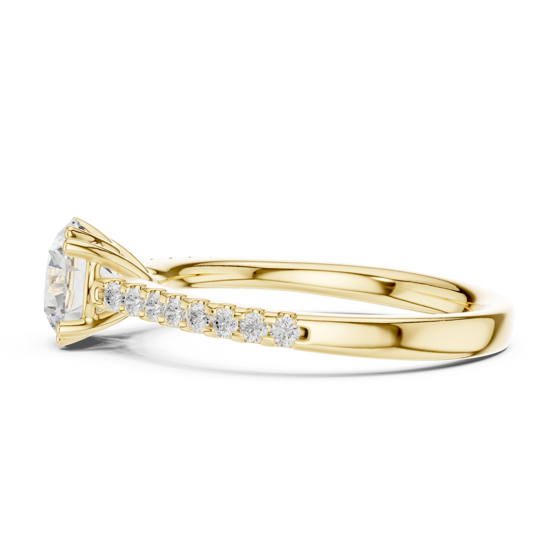 Minimalist gold anklet featuring sleek thin chain structure.