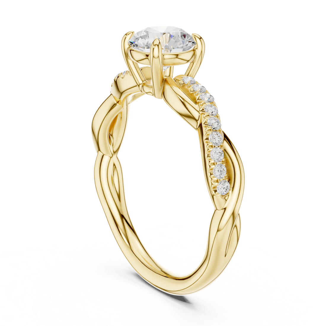 Luxury diamond brooch featuring intricate symmetrical pattern.