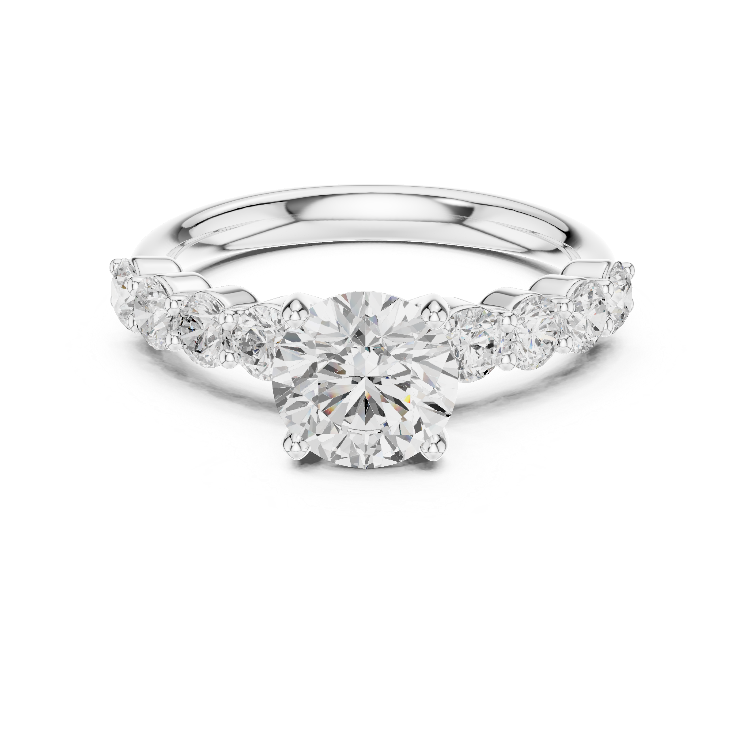 Designer baby ring featuring adjustable band and smooth edges.